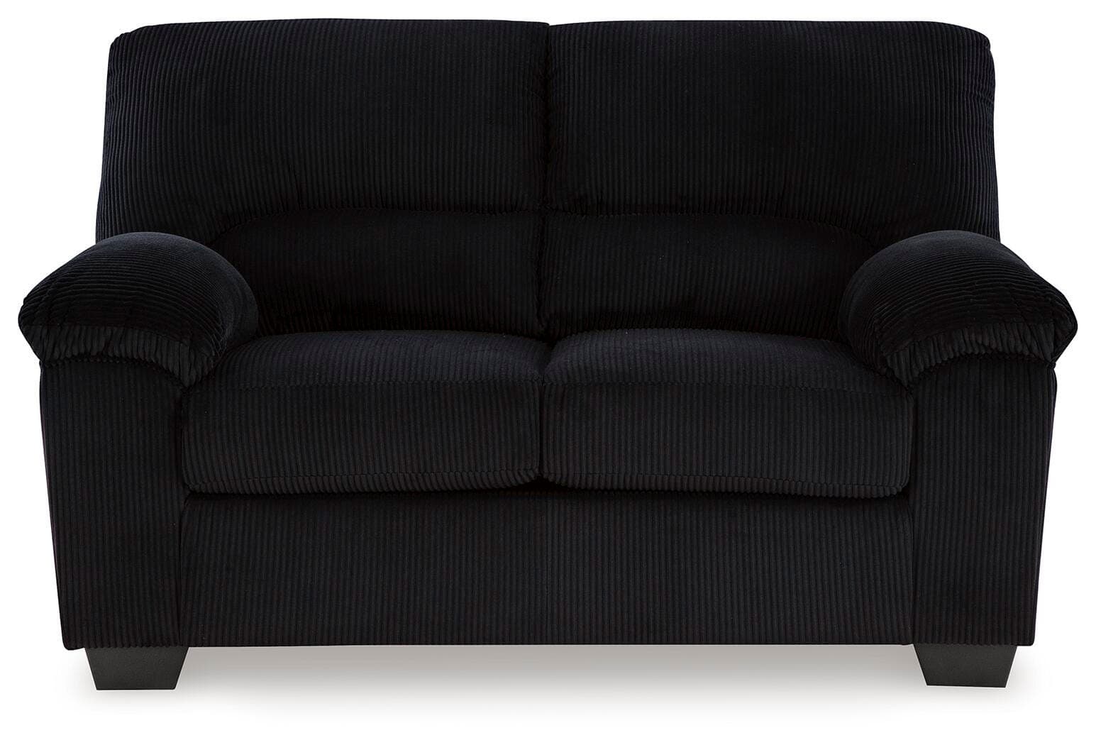 SimpleJoy Loveseat — Black/Gray — view 3