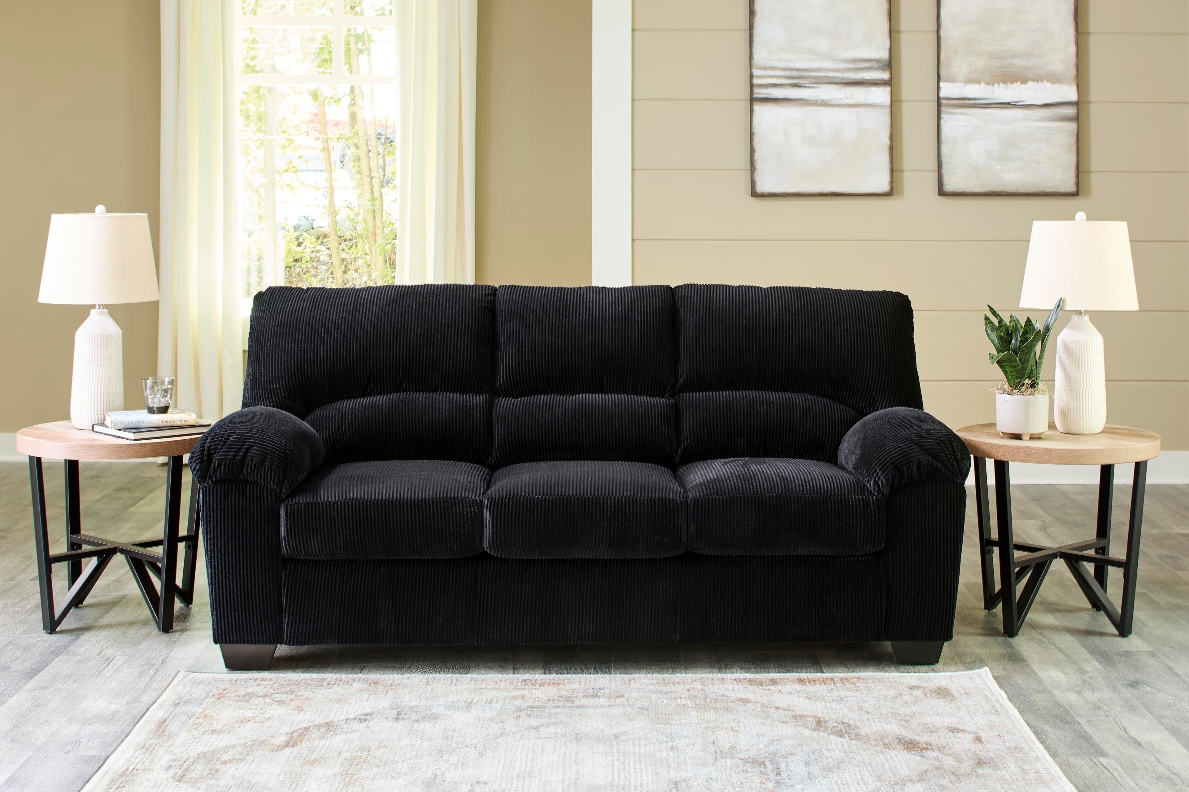 SimpleJoy Sofa — Black/Gray — view 2