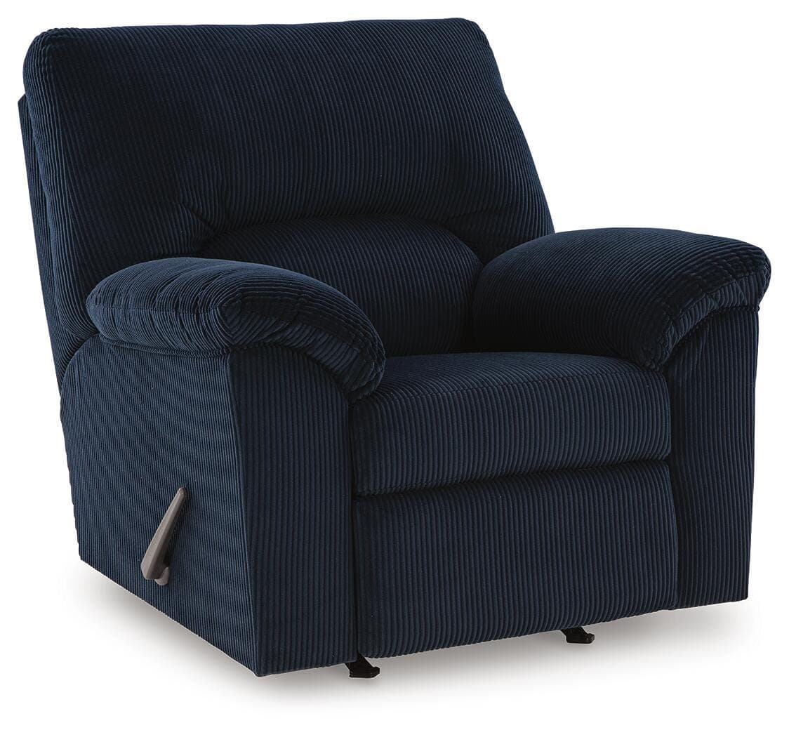 SimpleJoy Recliner — Blue — Elite Furniture Cincinnati