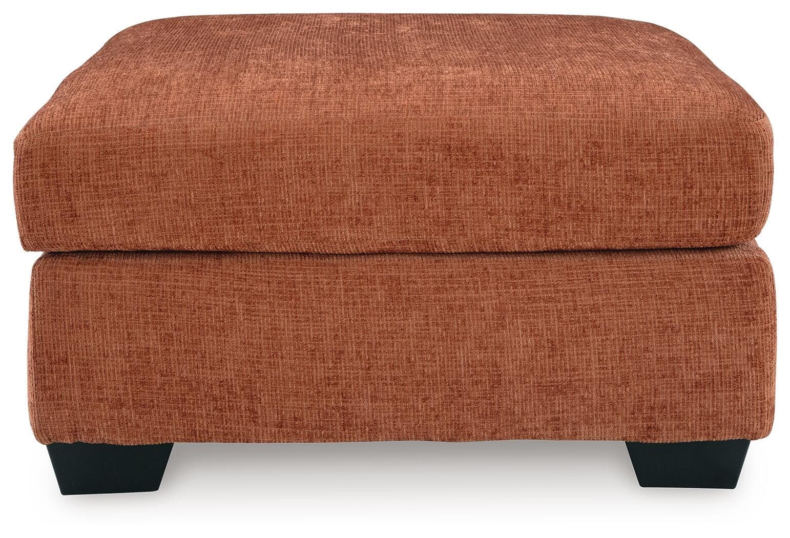 Aviemore Oversized Accent Ottoman — Orange — view 3