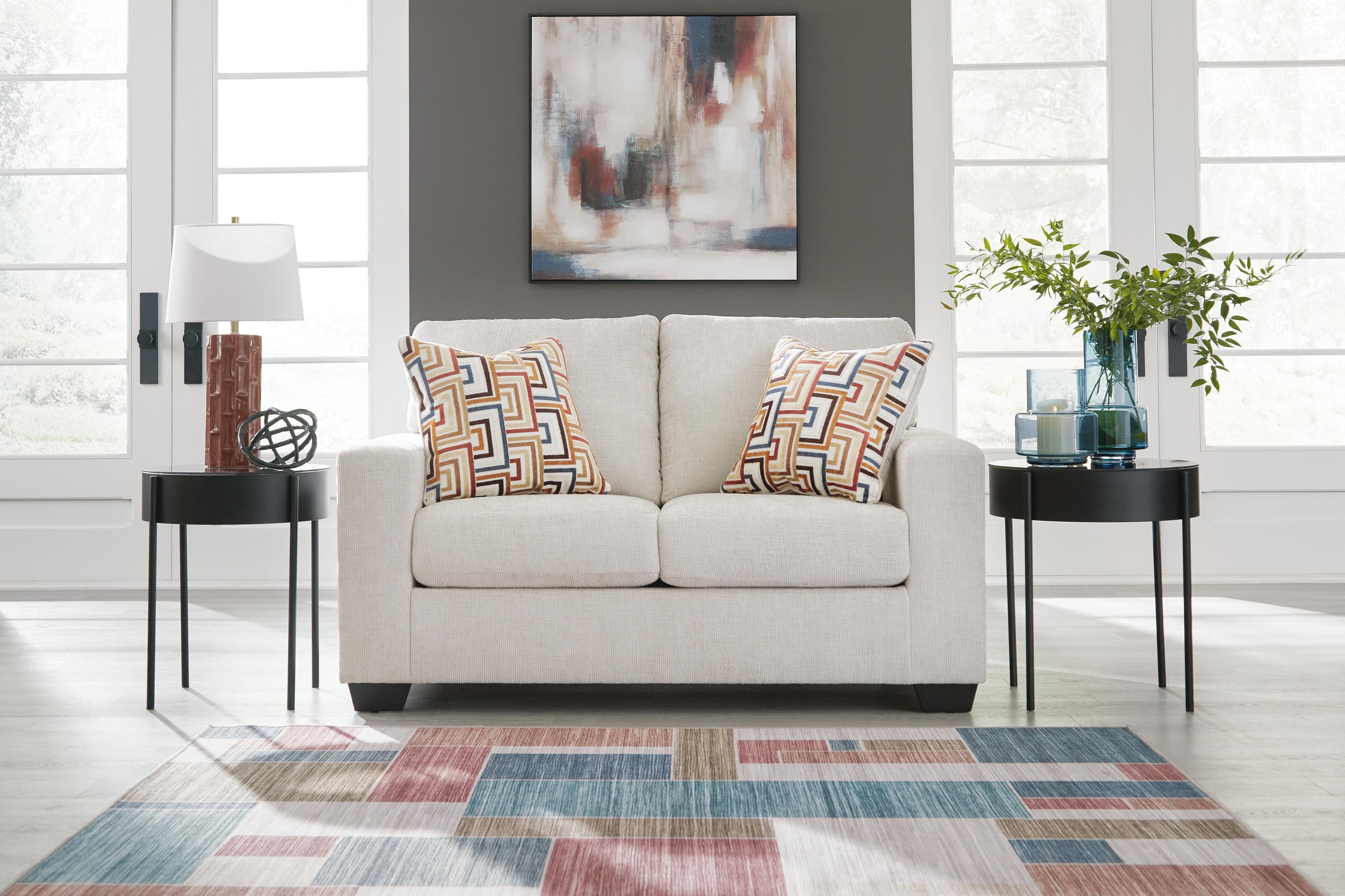 Aviemore Loveseat — White — view 2