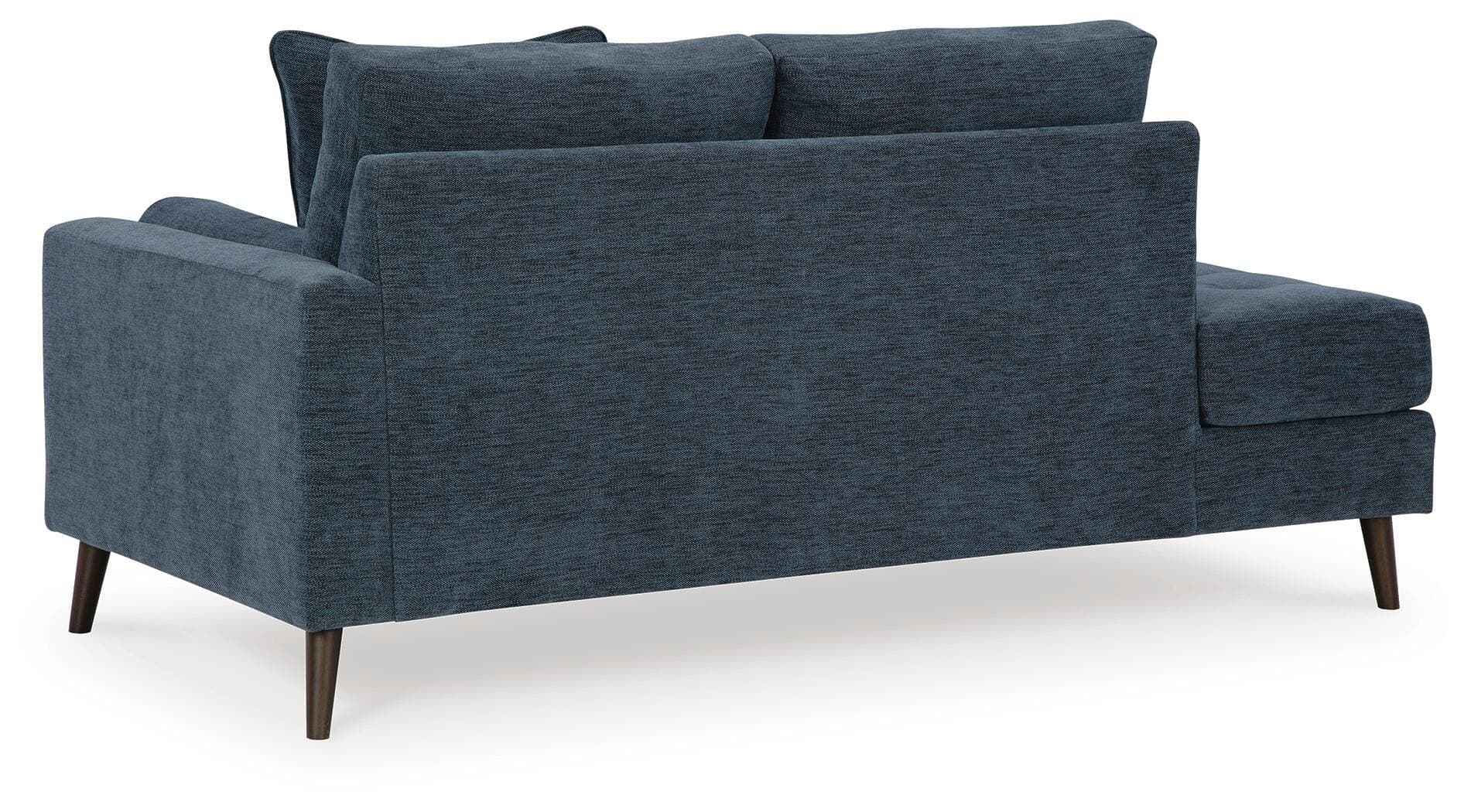 Bixler Right-Arm Facing Corner Chaise — Blue — view 4