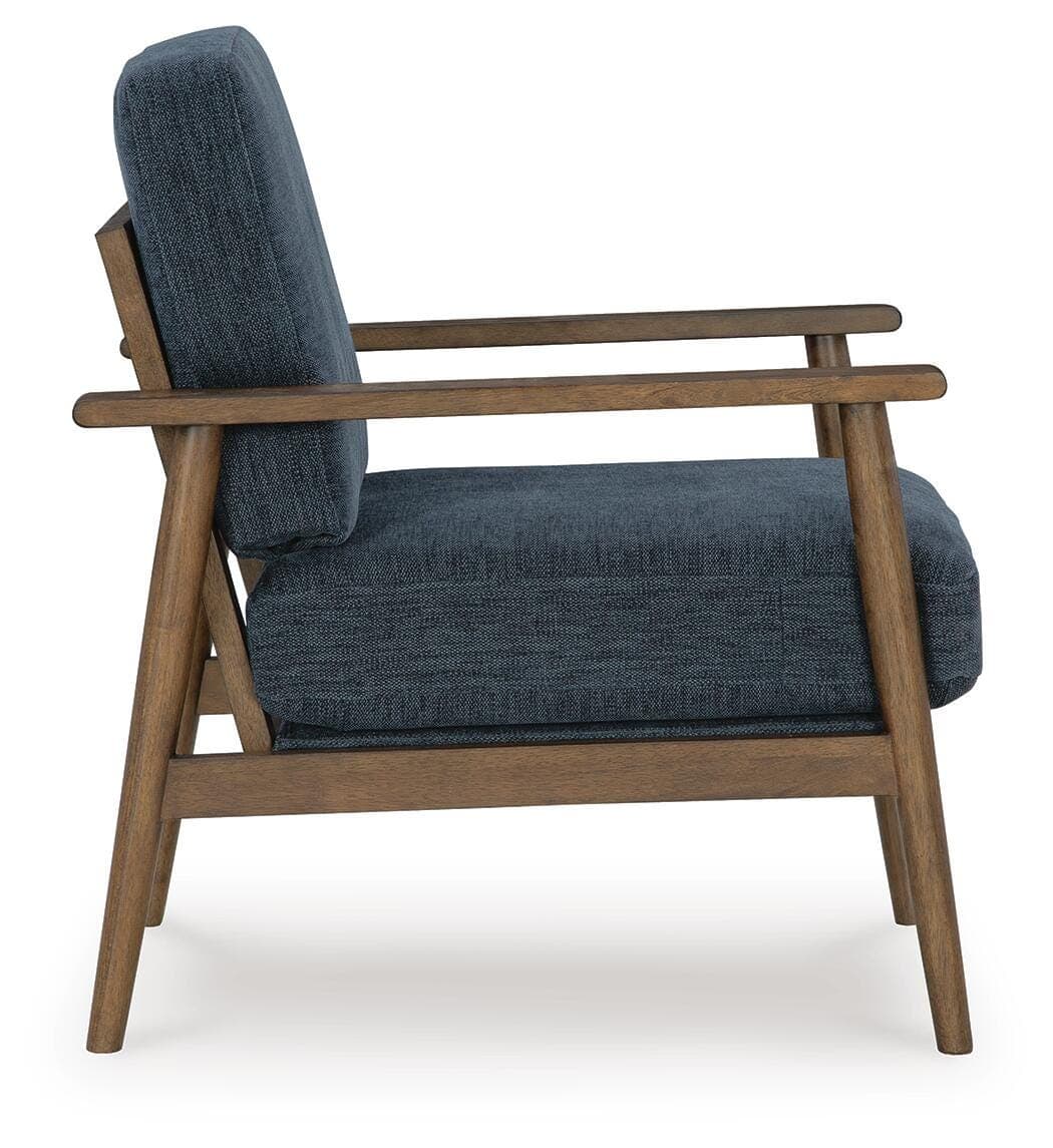 Bixler Accent Chair — Blue — view 4