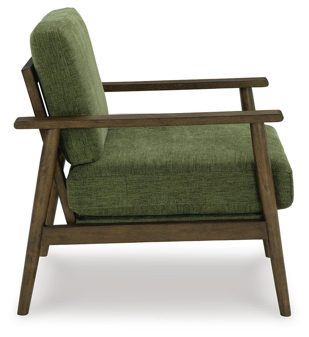 Bixler Showood Accent Chair — Green — view 4