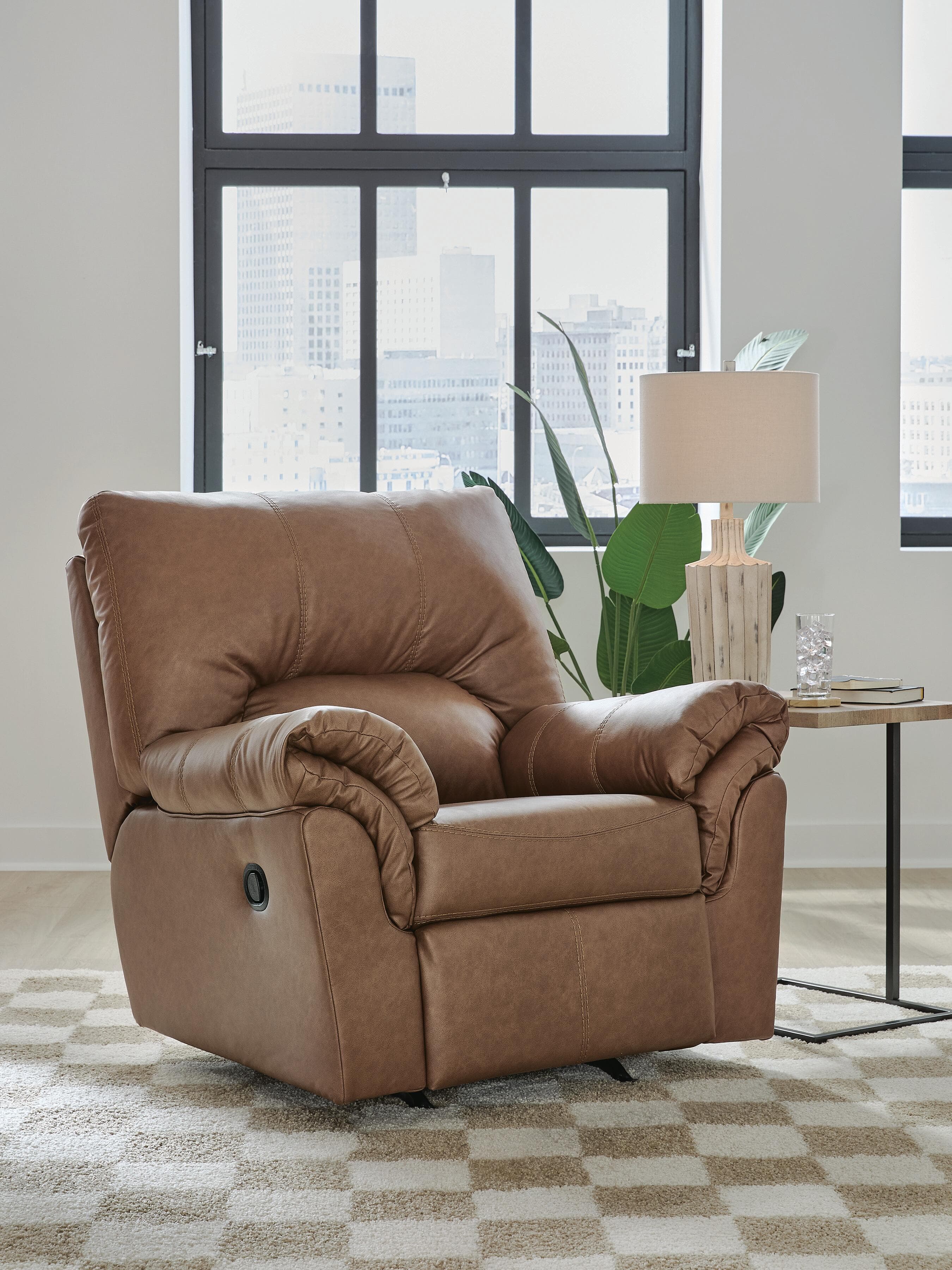 Whitlock Recliner — Brown/Beige — view 2