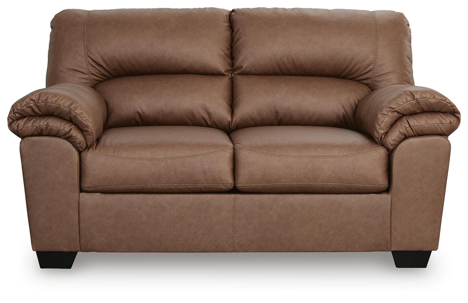 Whitlock Loveseat — Brown/Beige — view 3