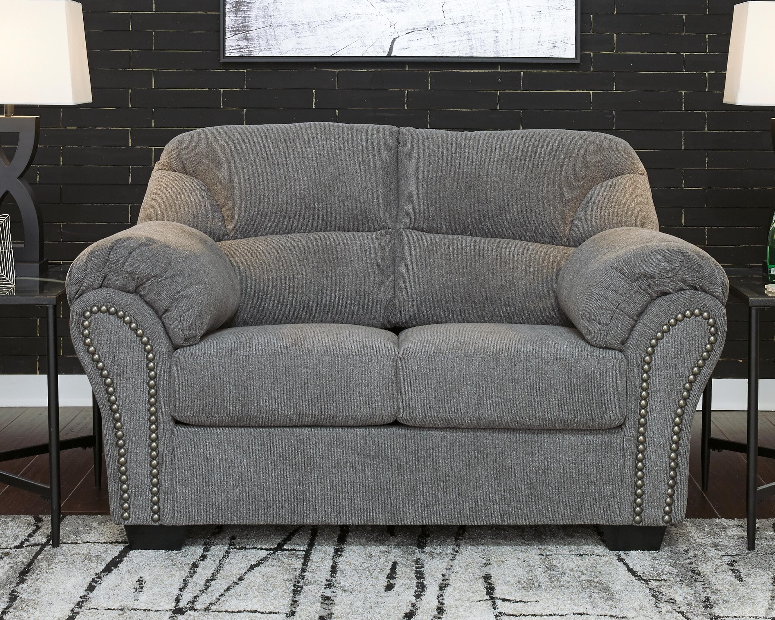 Allmaxx Loveseat — Black/Gray — view 2