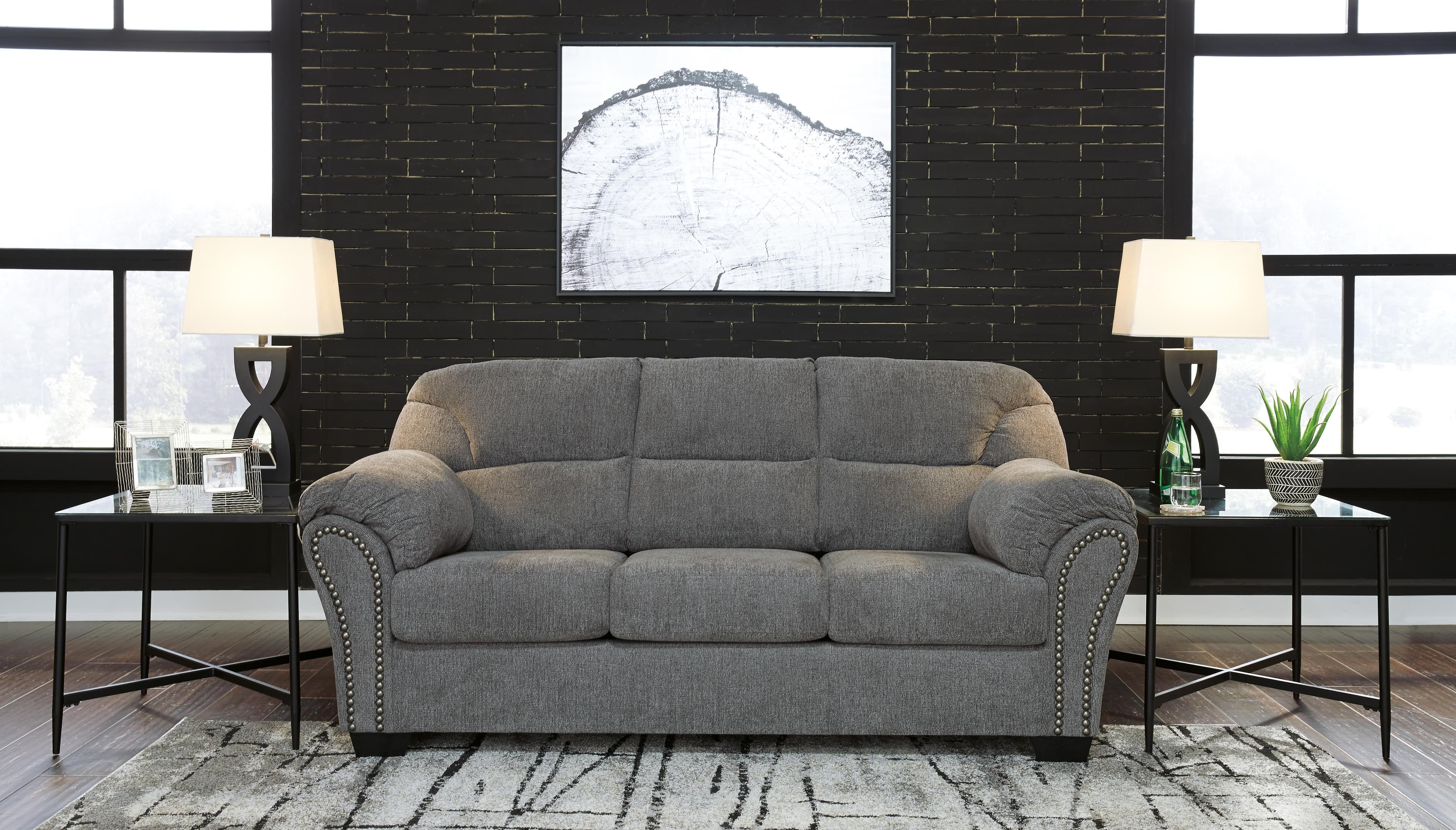 Allmaxx Sofa — Black/Gray — view 7