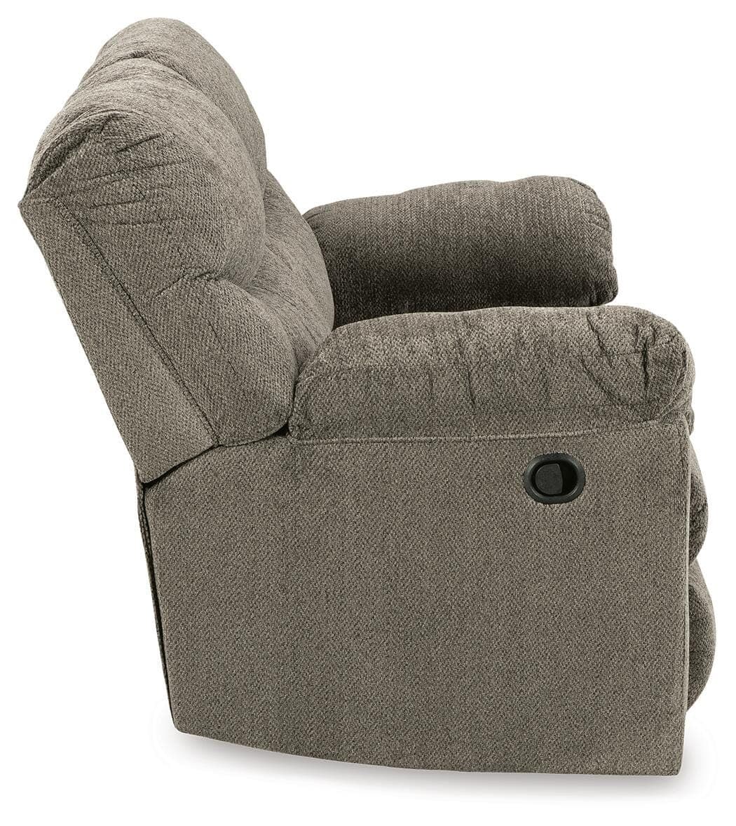 Alphons Reclining Loveseat — Brown/Beige — view 5