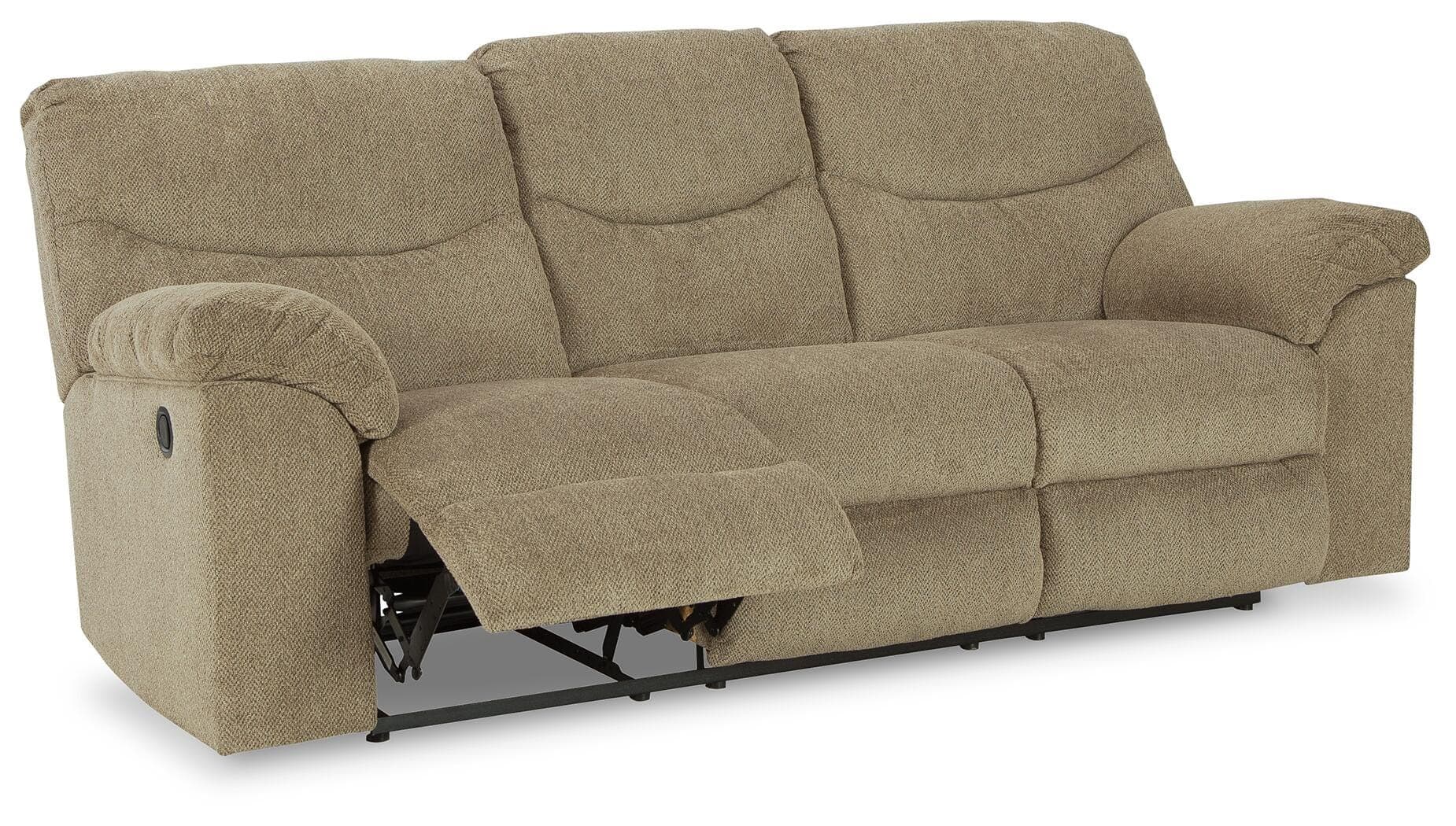 Alphons Reclining Sofa — Brown/Beige — view 4