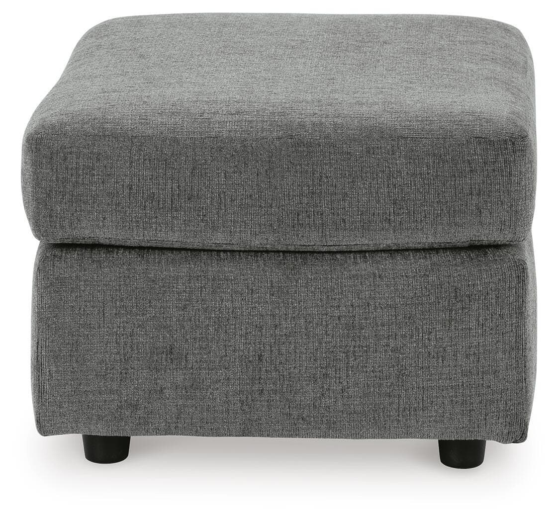 Stairatt Ottoman — Black/Gray — view 4