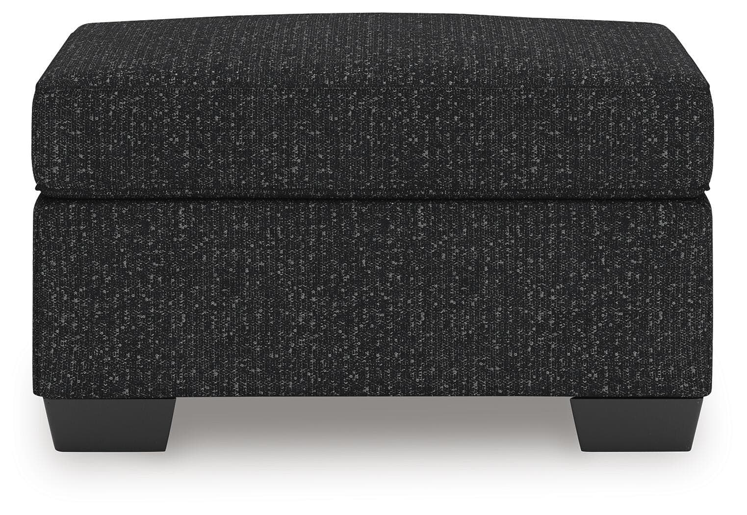 Jasmine Peaks Ottoman — Black/Gray — view 3