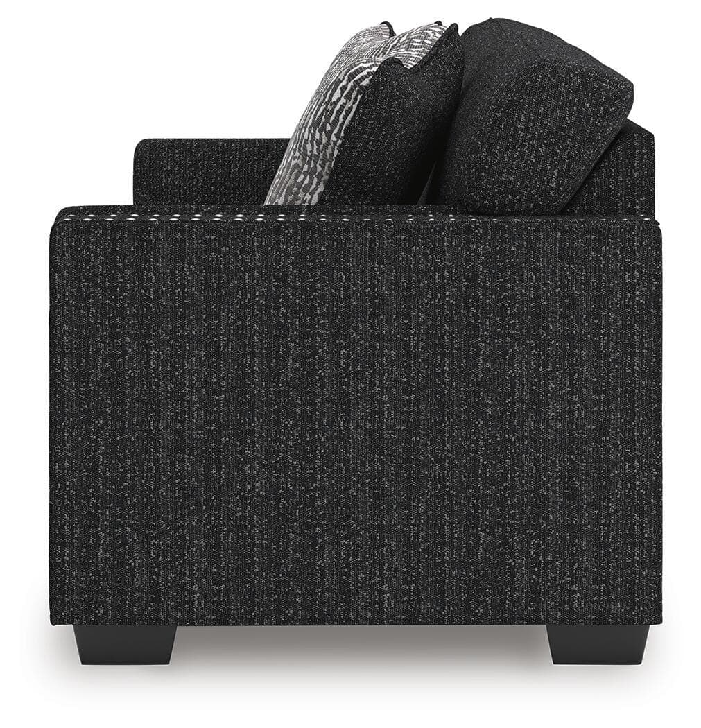 Jasmine Peaks Sofa — Black/Gray — view 7