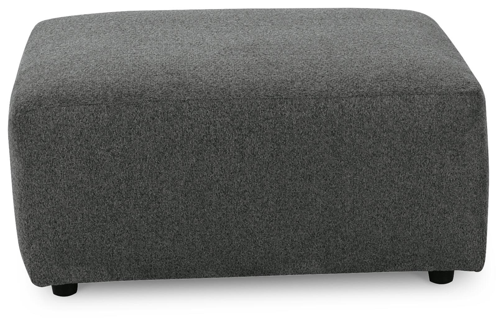 Edenfield Oversized Accent Ottoman — Black/Gray — view 3