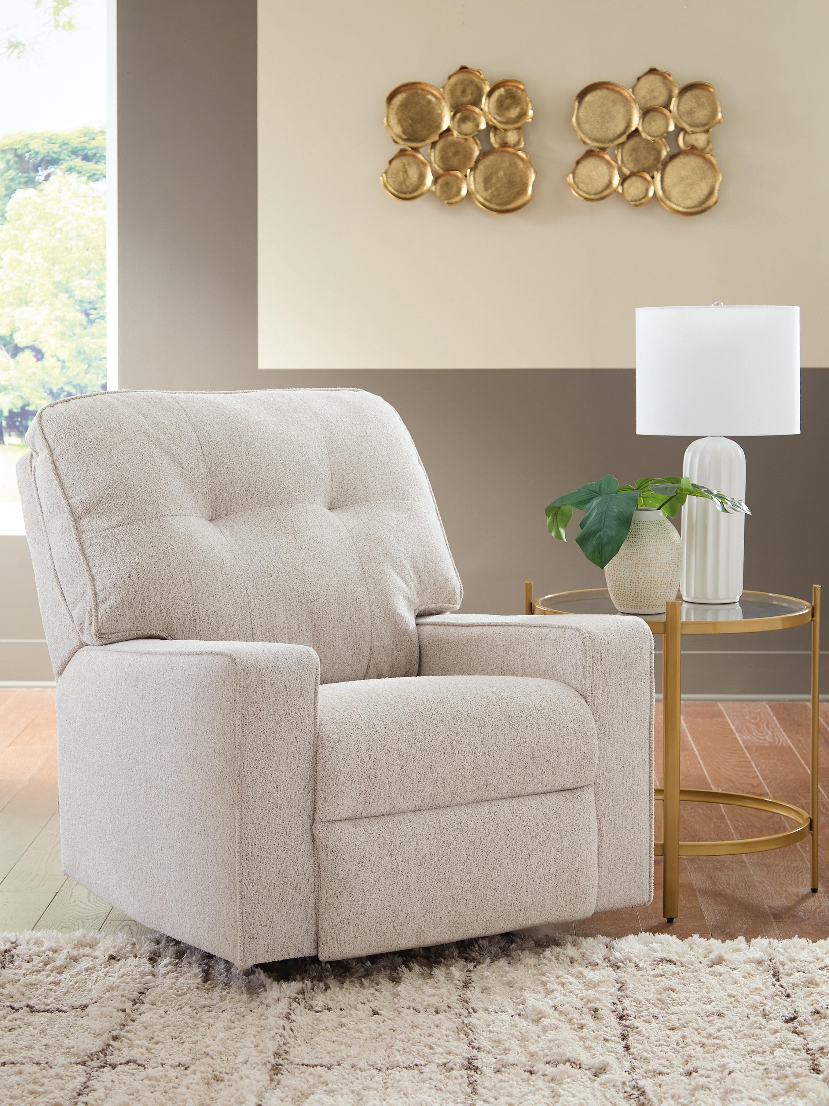 Storrow Recliner — White — view 2
