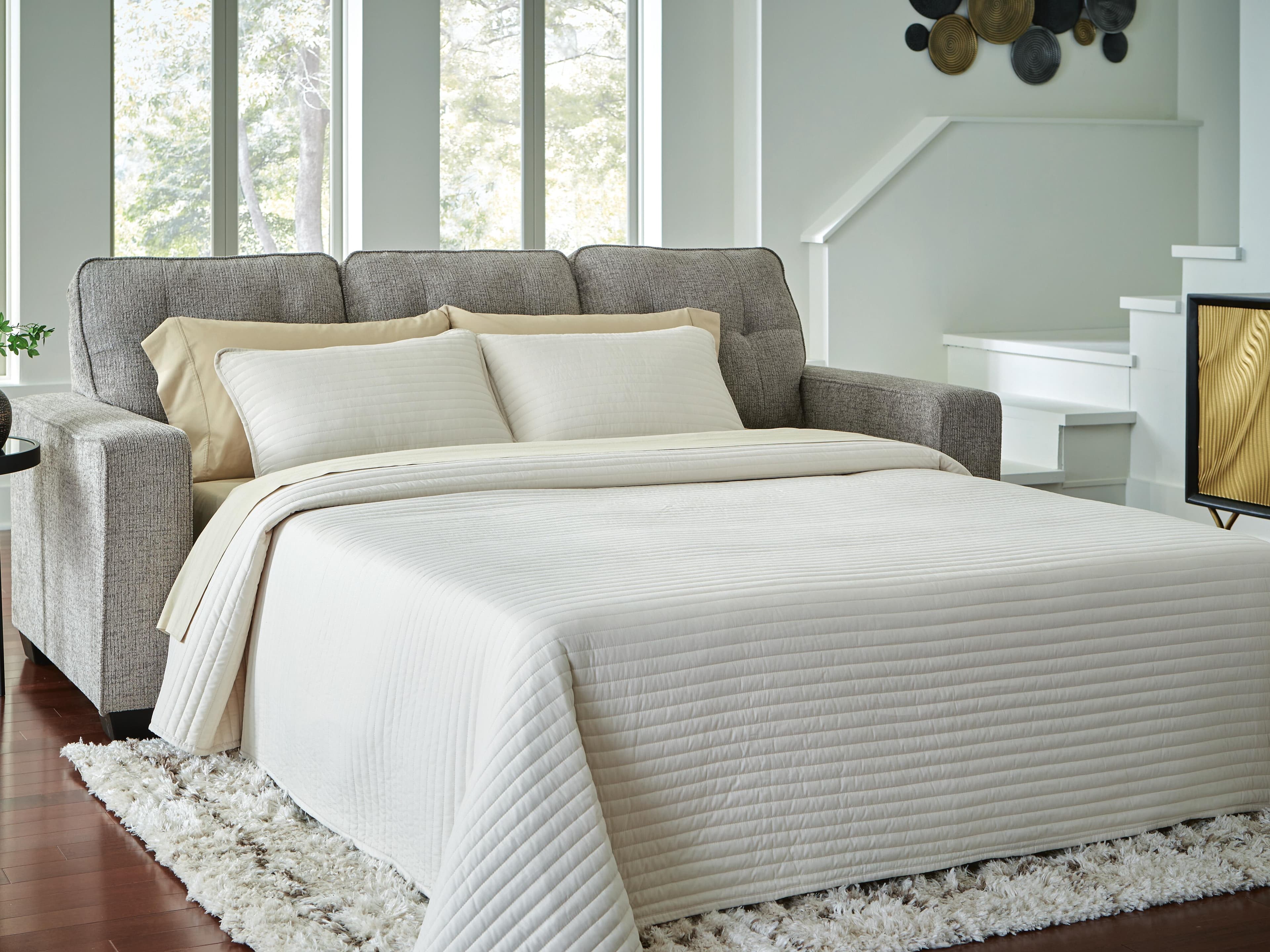Storrow Queen Sofa Sleeper — Black/Gray — view 2