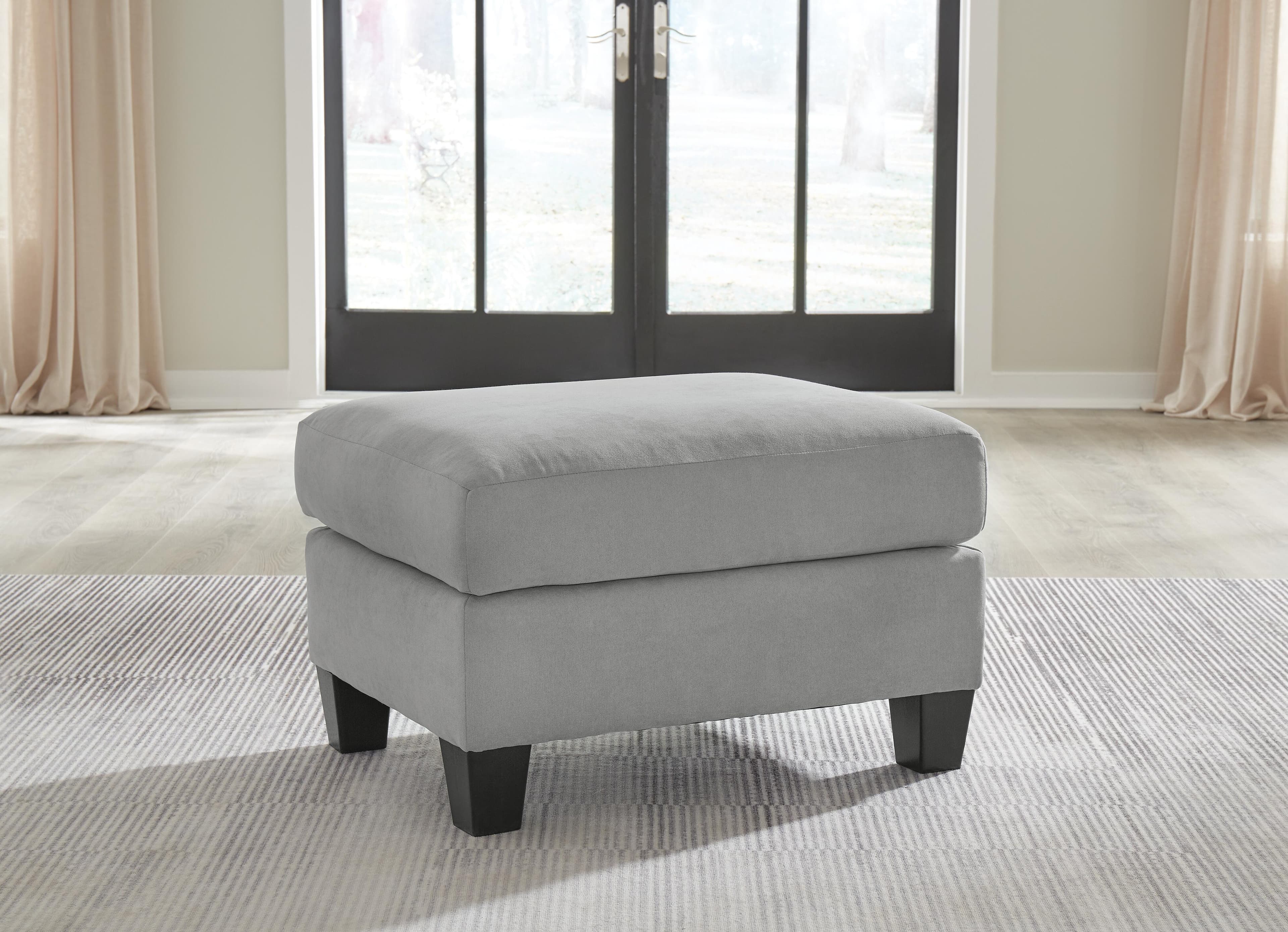 Adlai Ottoman — Blue — view 2