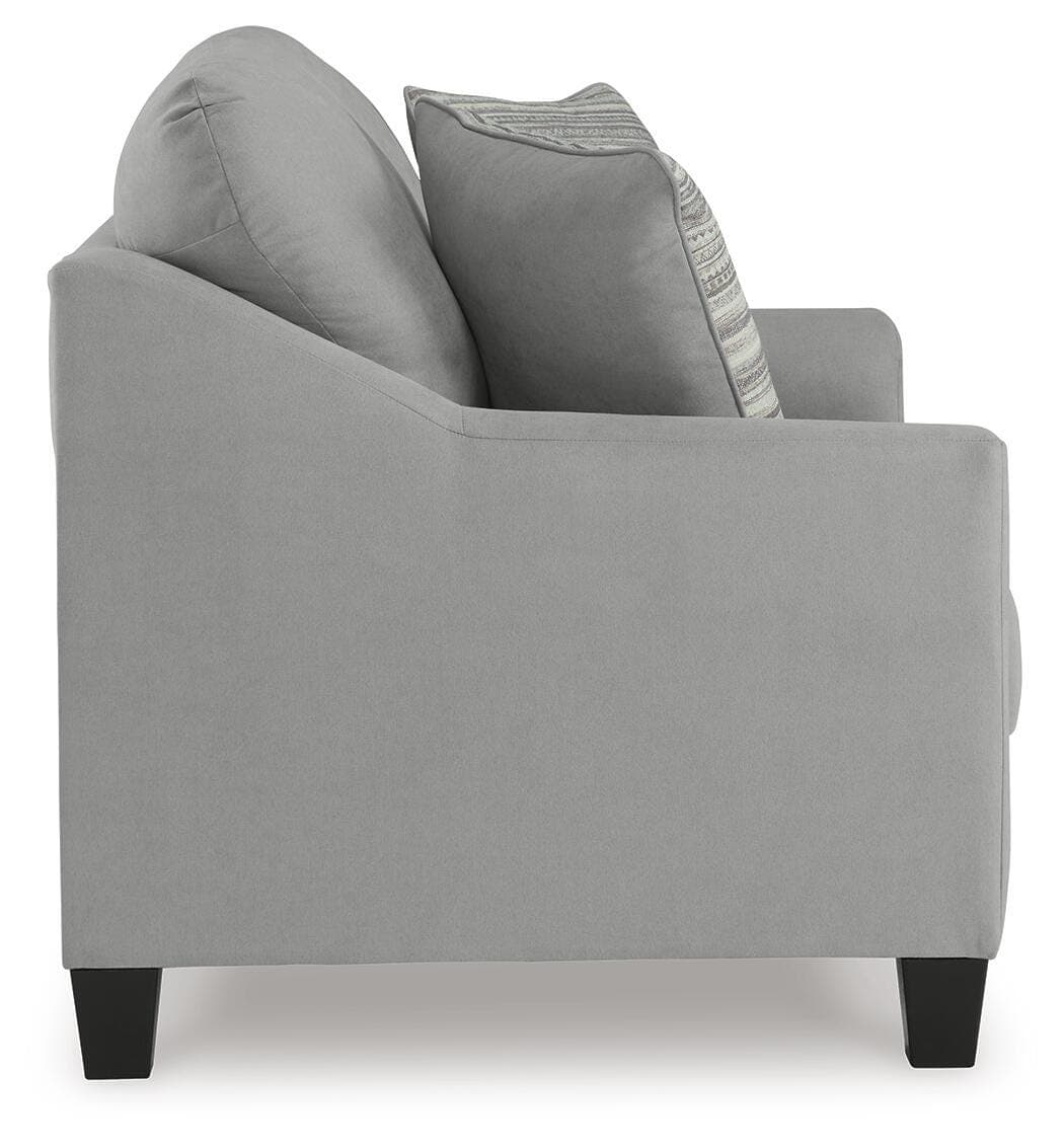 Adlai Loveseat — Blue — view 4