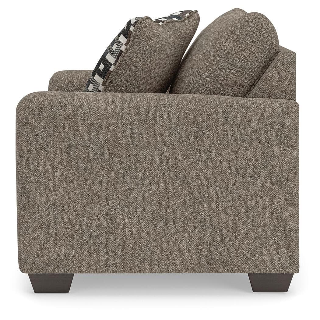 Triston-Peaks Oversized Chair — Brown/Beige — view 6