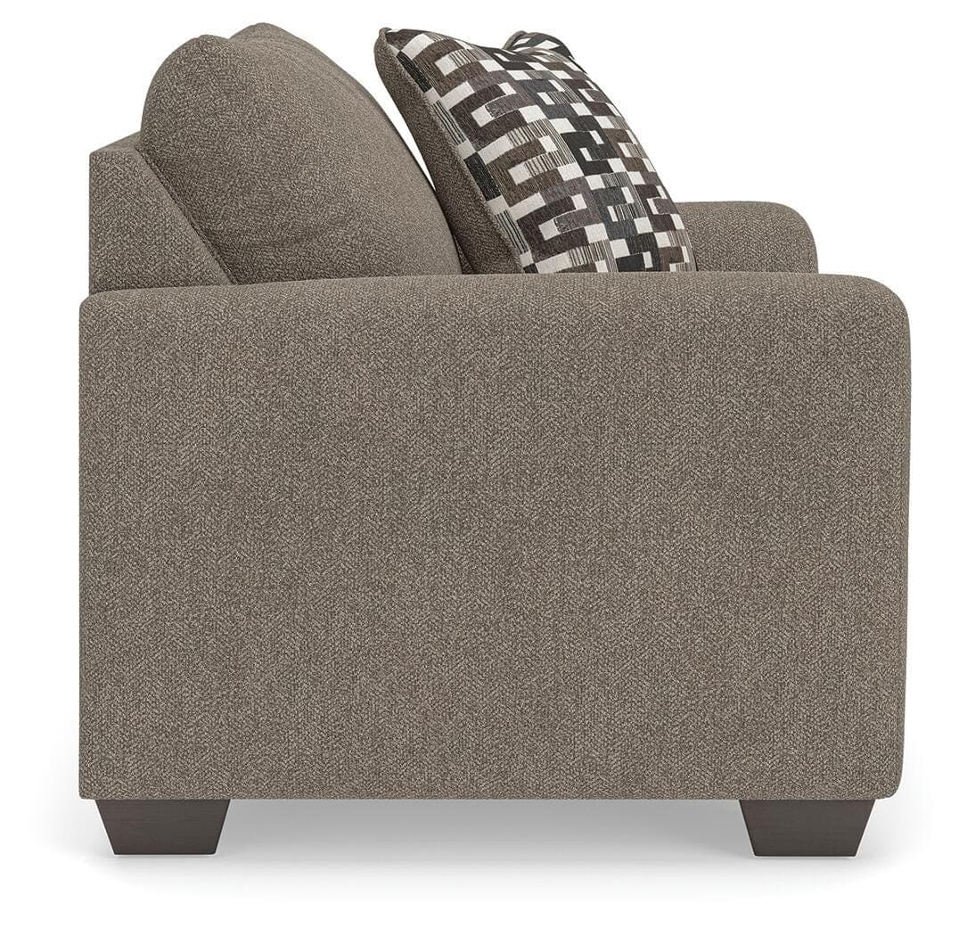 Triston-Peaks Oversized Chair — Brown/Beige — view 4