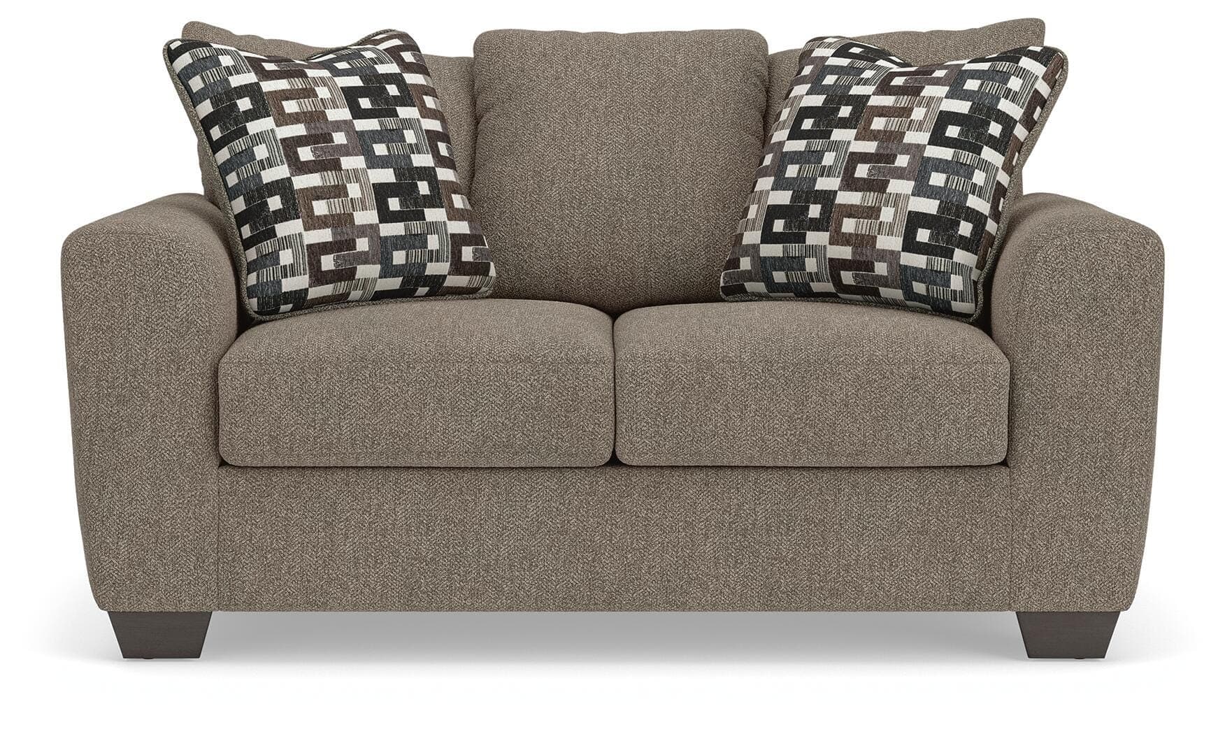 Triston-Peaks Loveseat — Brown/Beige — view 3