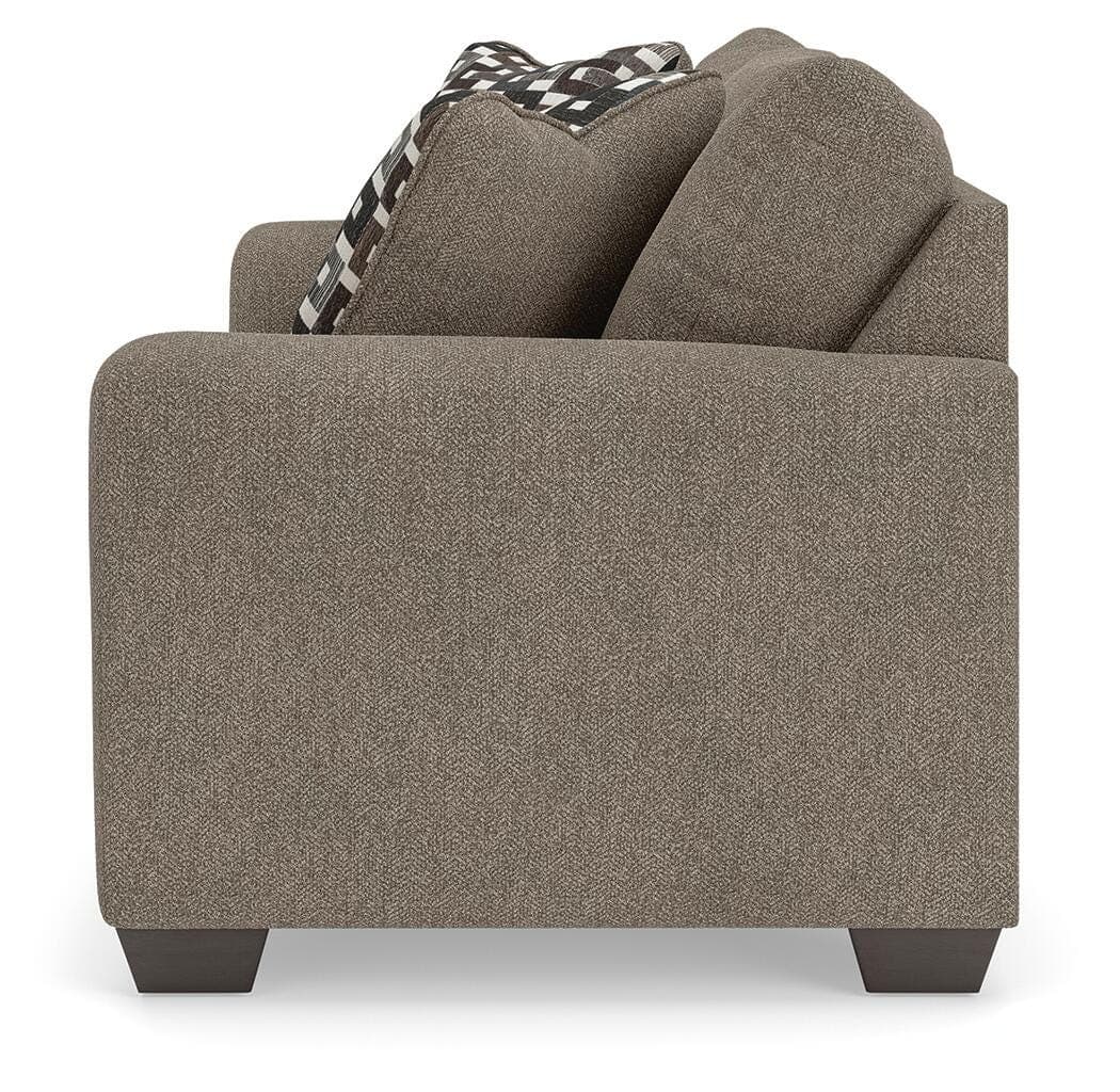 Triston-Peaks Loveseat — Brown/Beige — view 6