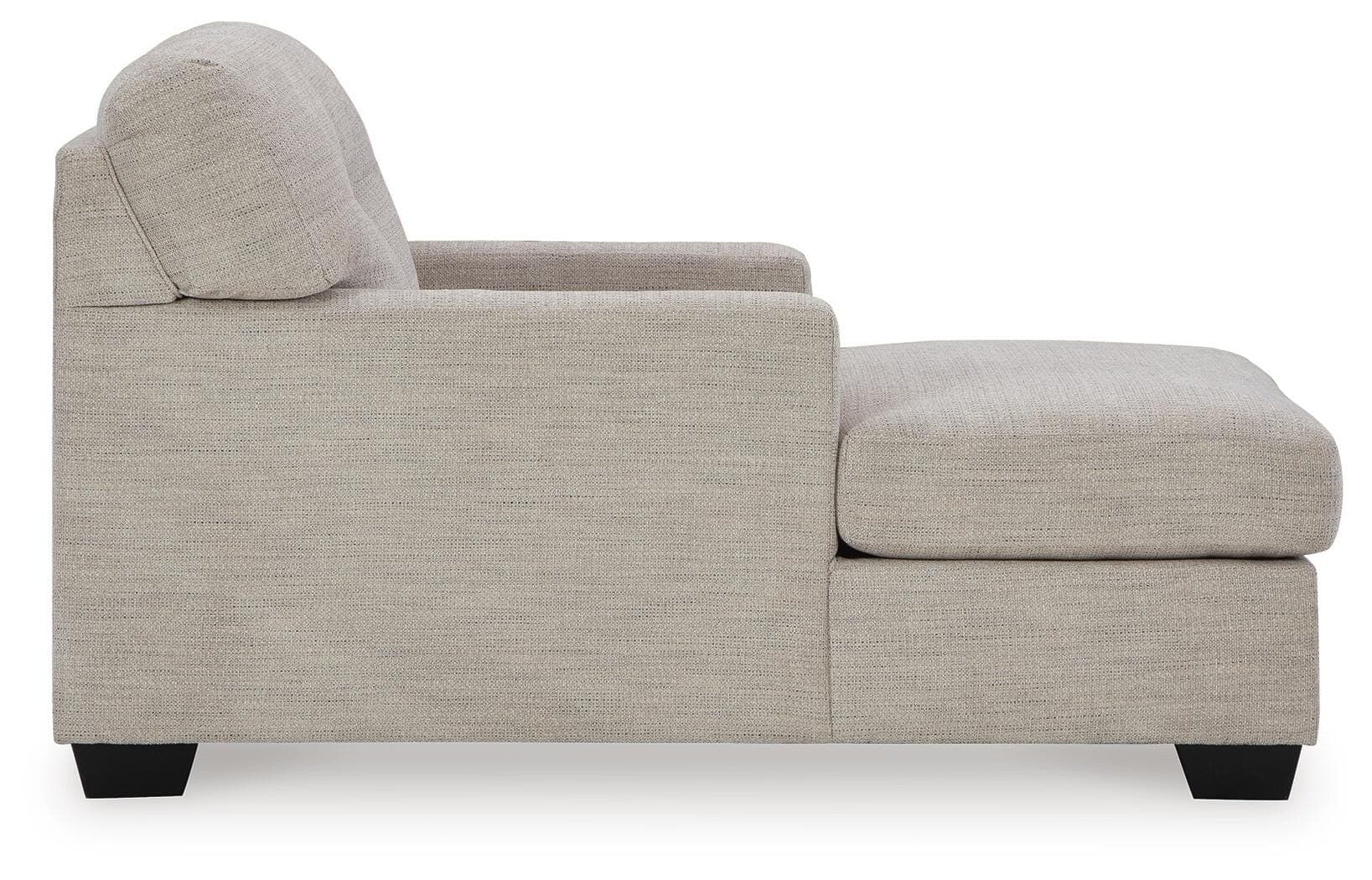 Mahoney Chaise — Brown/Beige — view 4