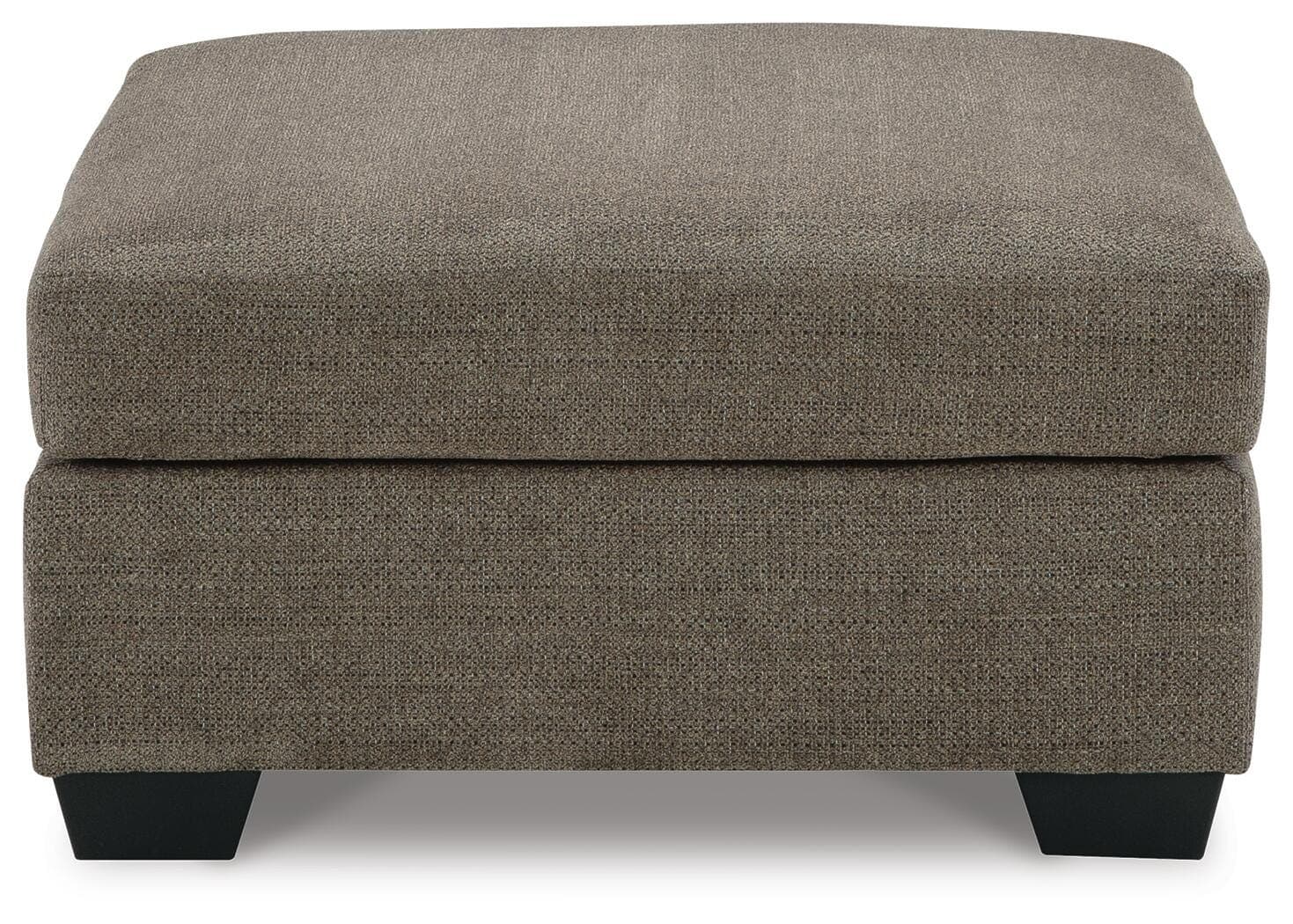 Mahoney Oversized Accent Ottoman — Brown/Beige — view 4