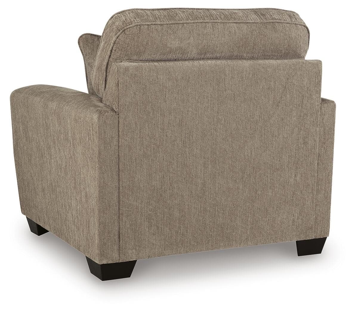 Olten Oversized Chair — Brown/Beige — view 4