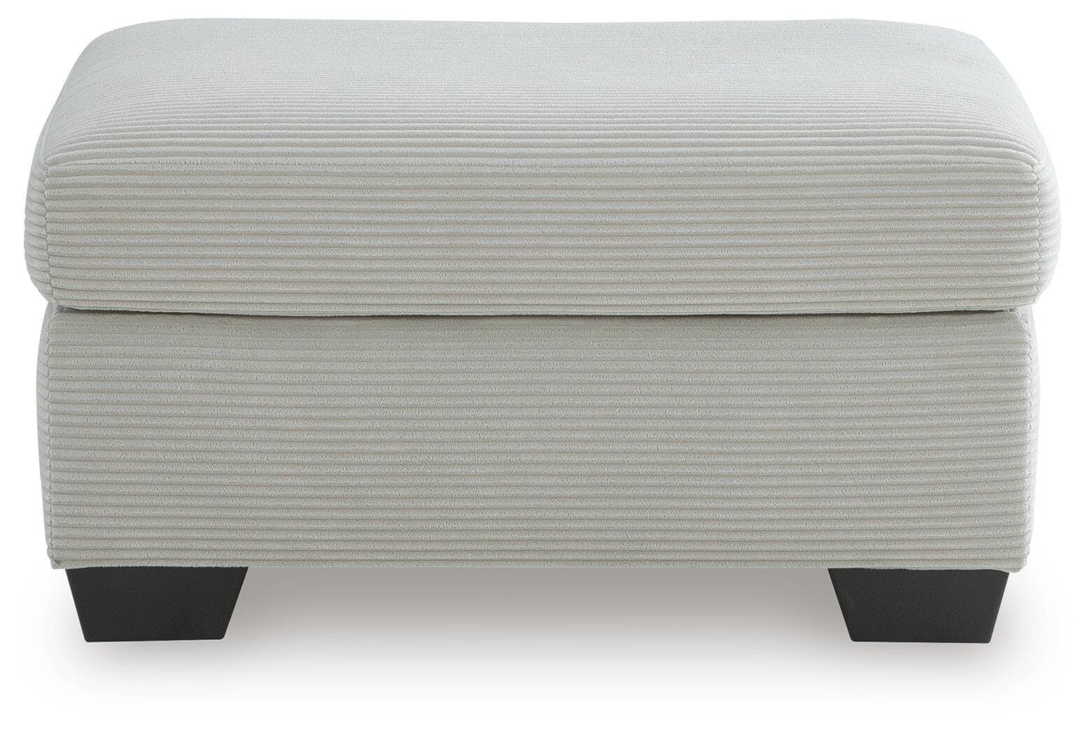 Amesley Ottoman — Black/Gray — view 3