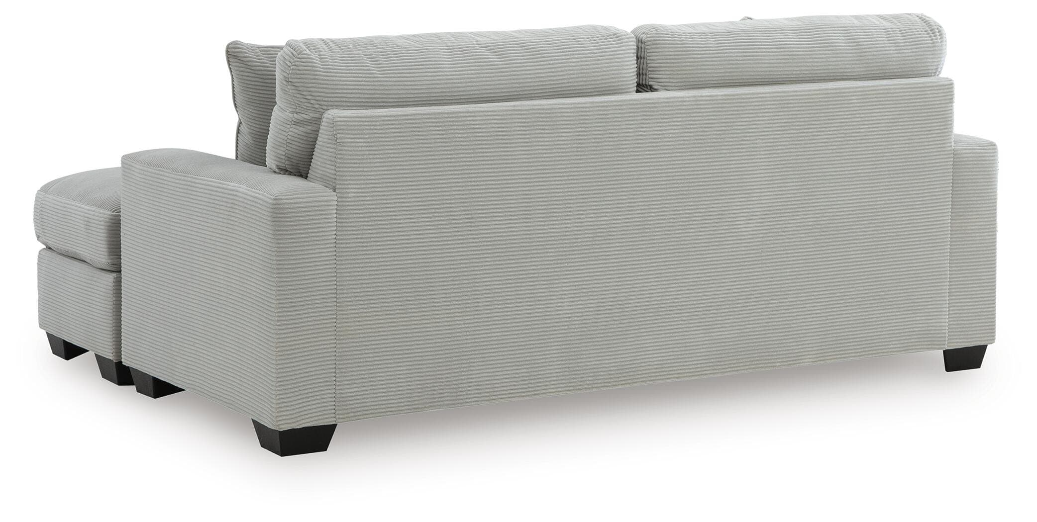 Amesley Sofa Chaise — Black/Gray — view 5