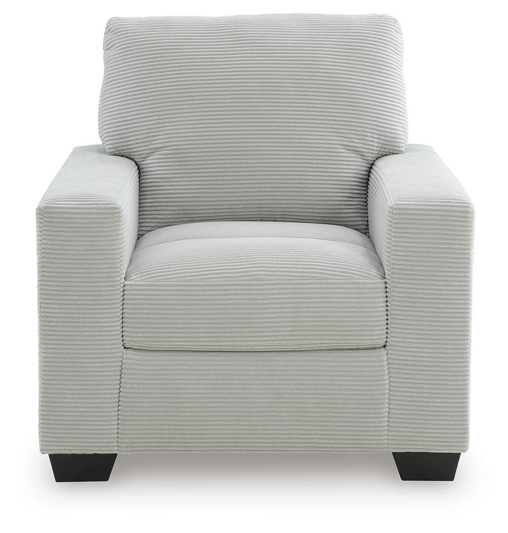 Amesley Chair — Black/Gray — view 3