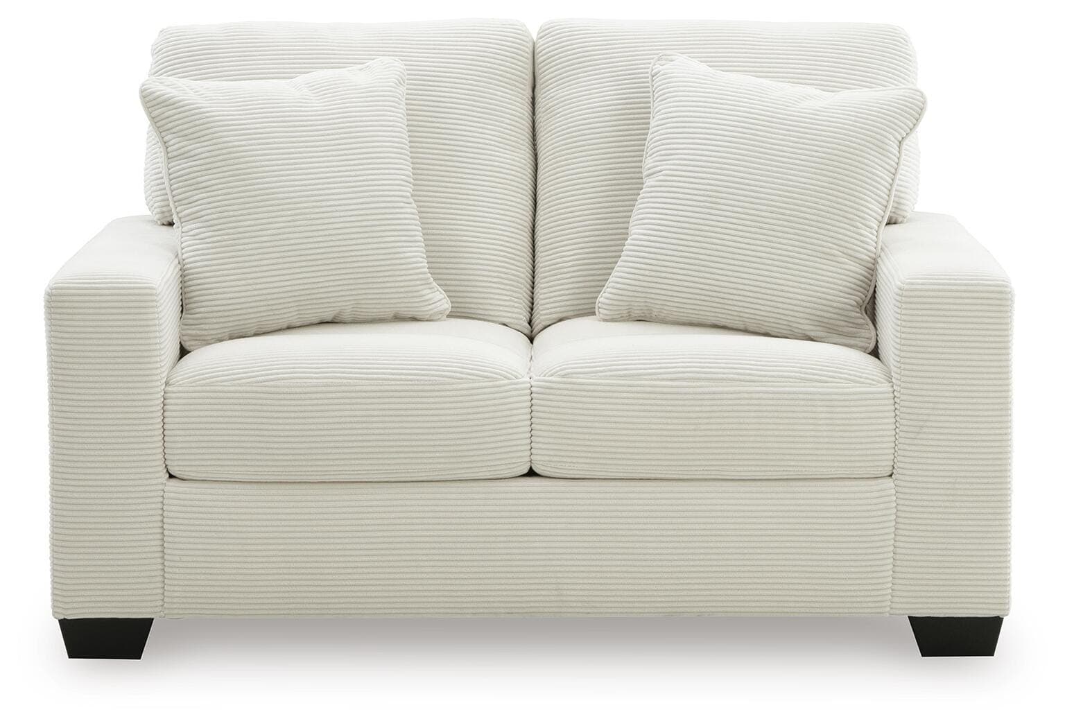 Amesley Loveseat — White — view 3