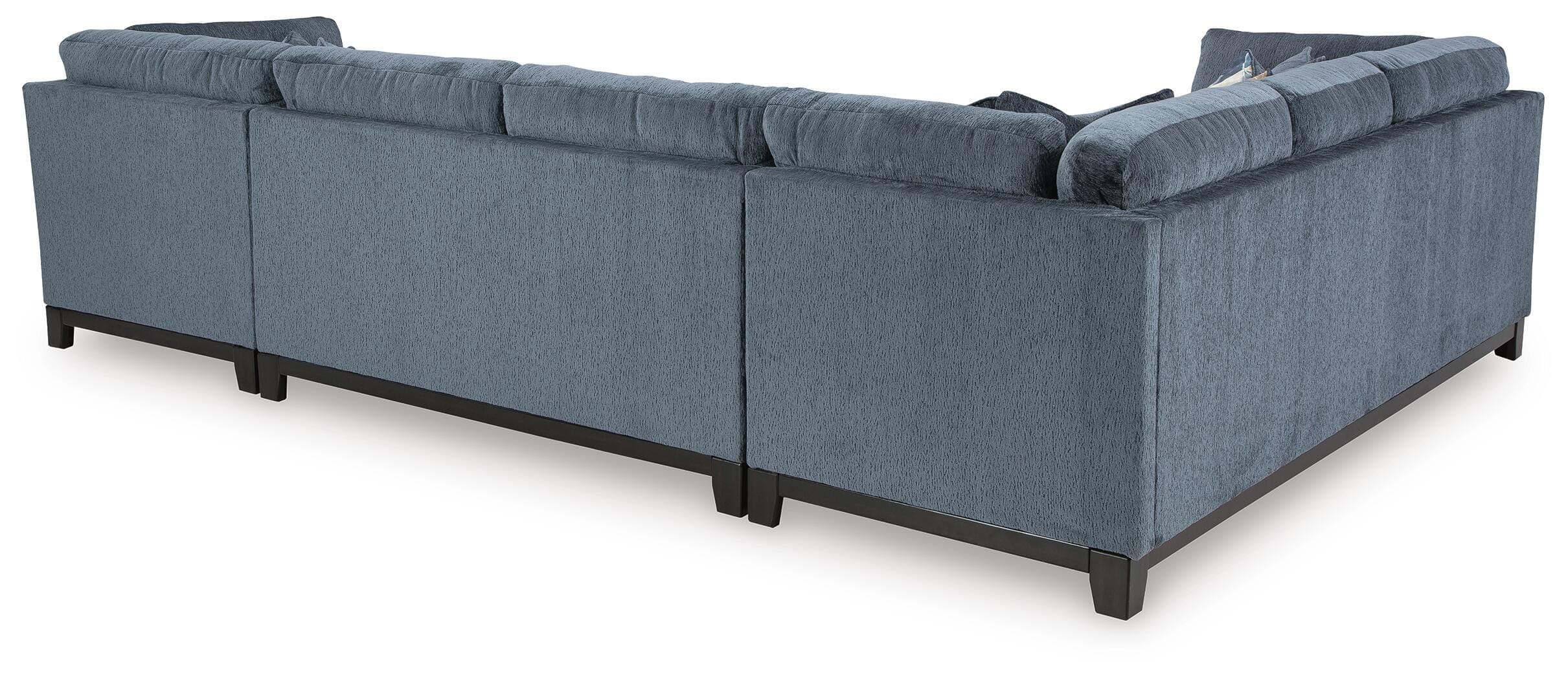 Maxon Place 3-Piece Sectional with Chaise — Blue — view 3