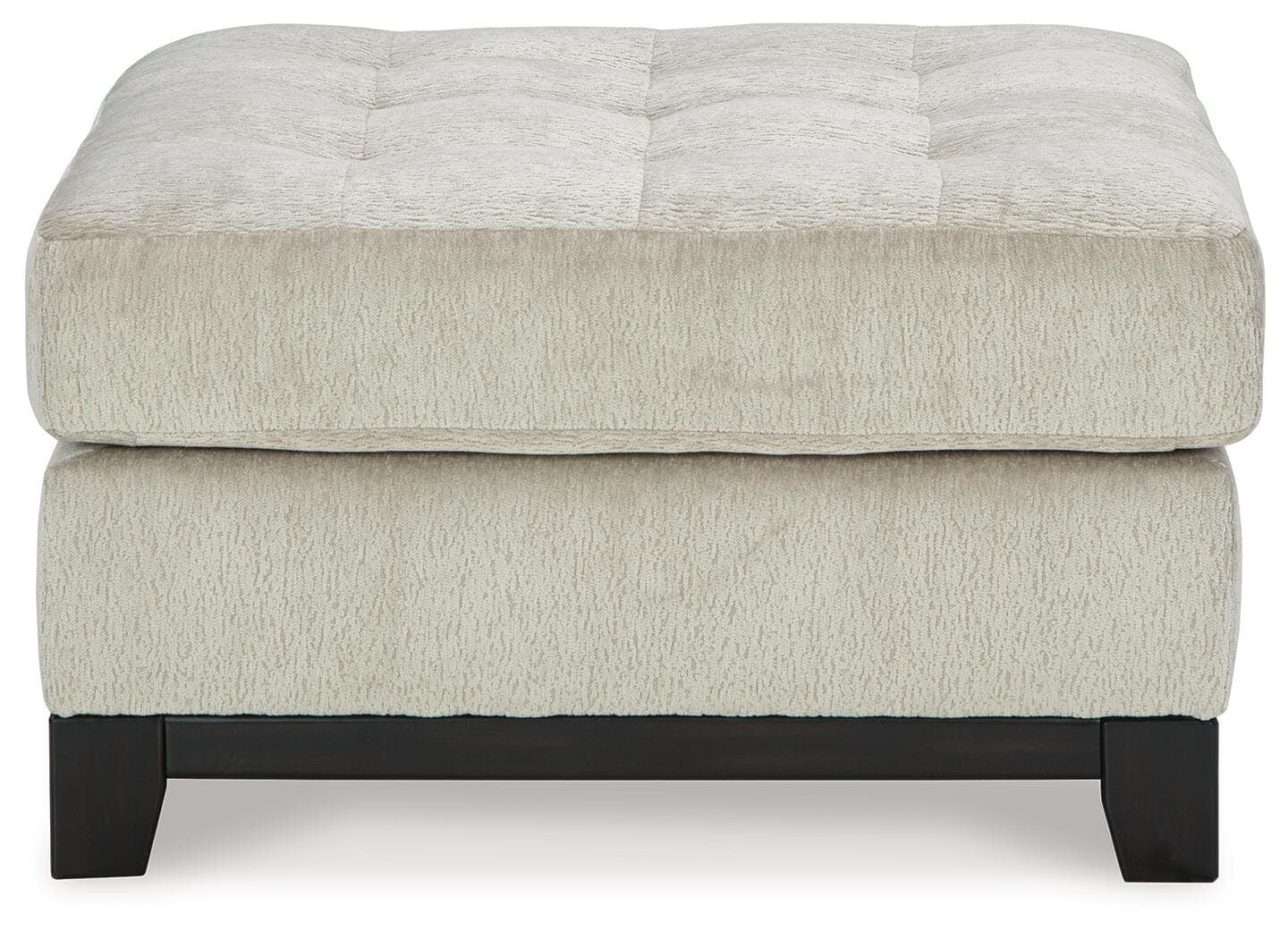 Maxon Place Oversized Accent Ottoman — Black/Gray — view 3