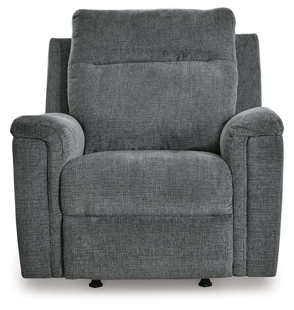 Barnsana Power Recliner — Black/Gray — view 4