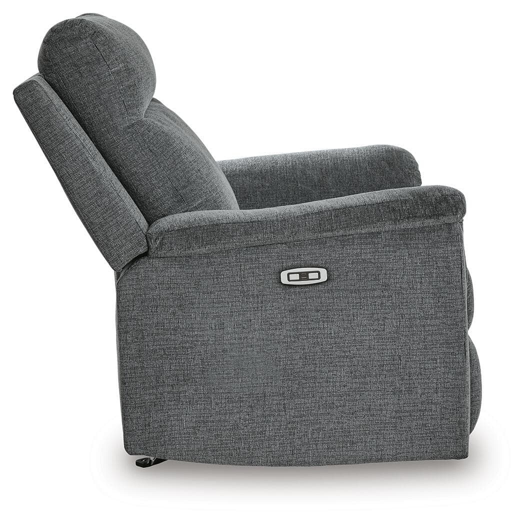 Barnsana Power Recliner — Black/Gray — view 5