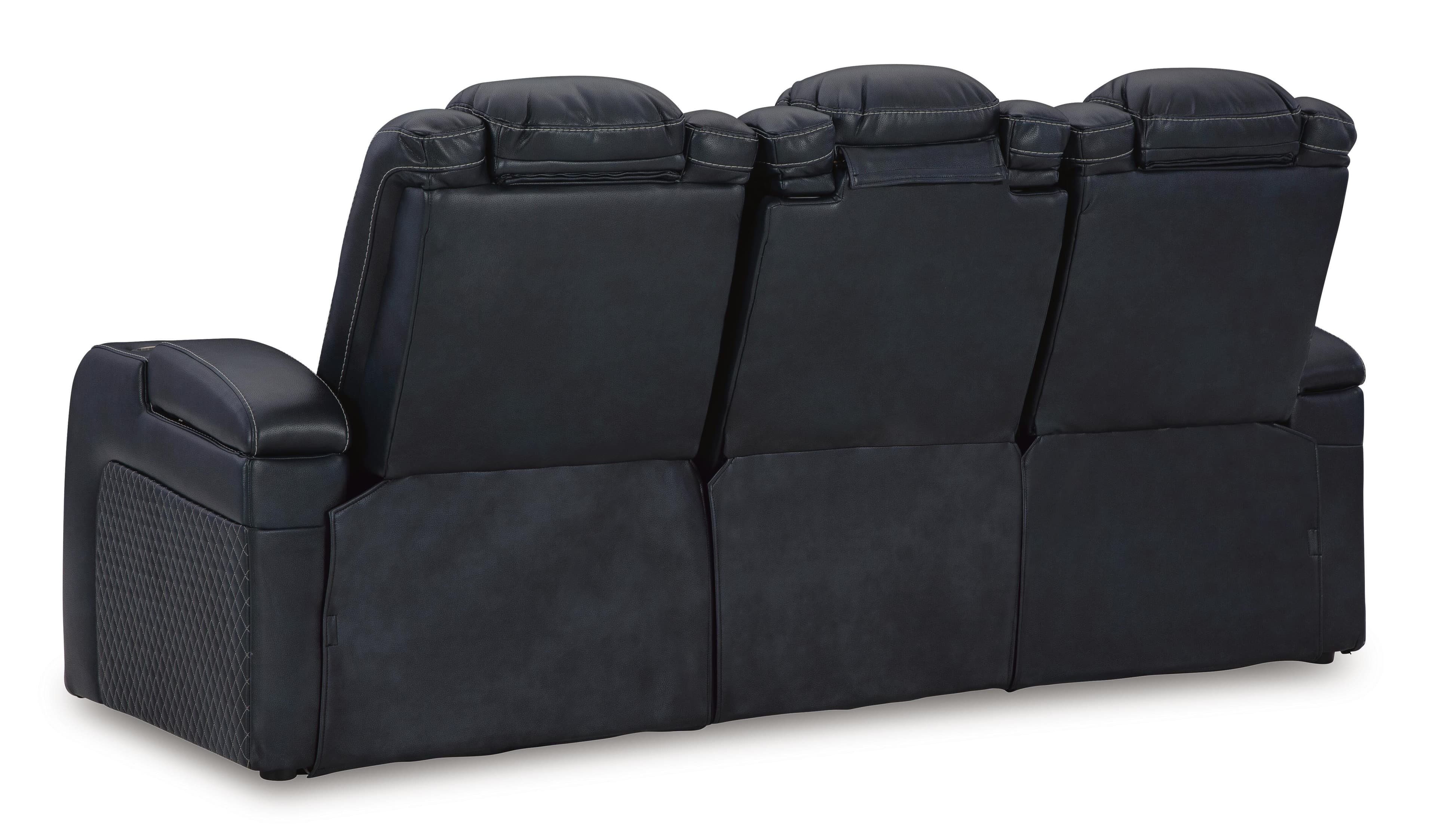 Fyne-Dyme Power Reclining Sofa — Blue — view 7