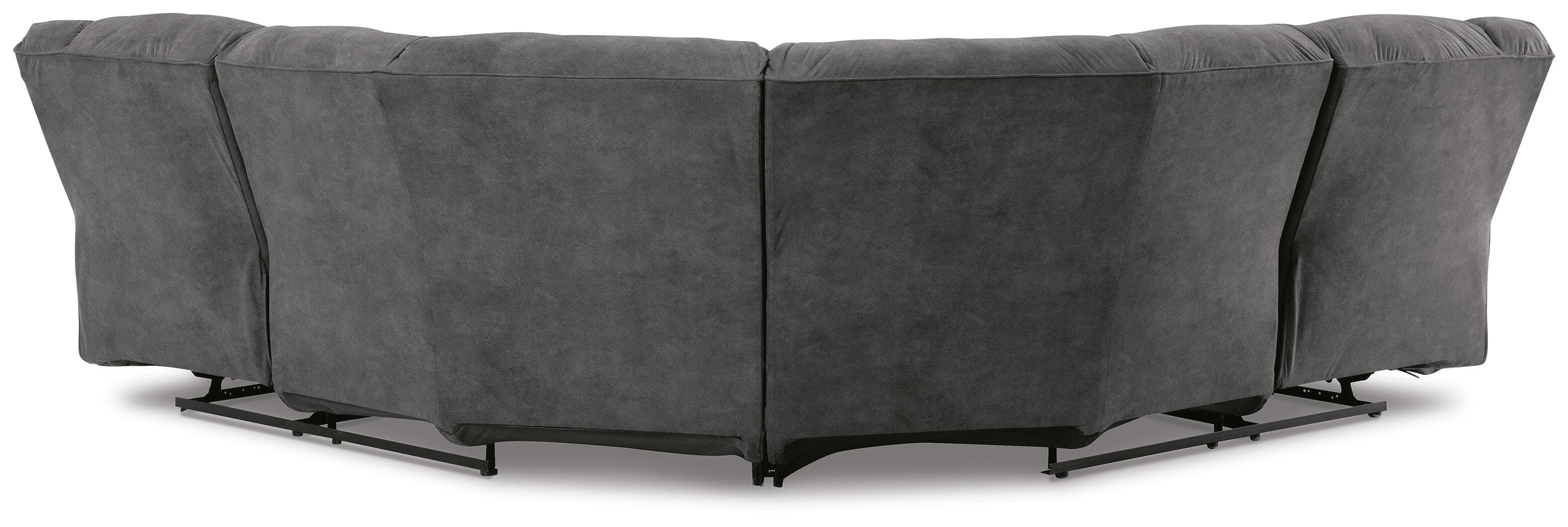 Partymate 2-Piece Reclining Sectional — Brown/Beige — view 4