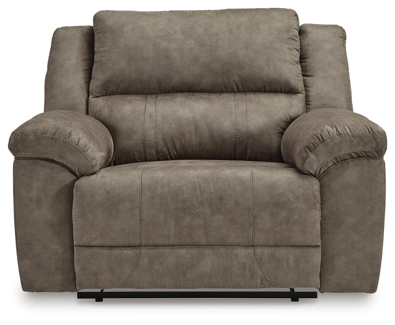 Laresview Oversized Recliner — Black/Gray — view 4