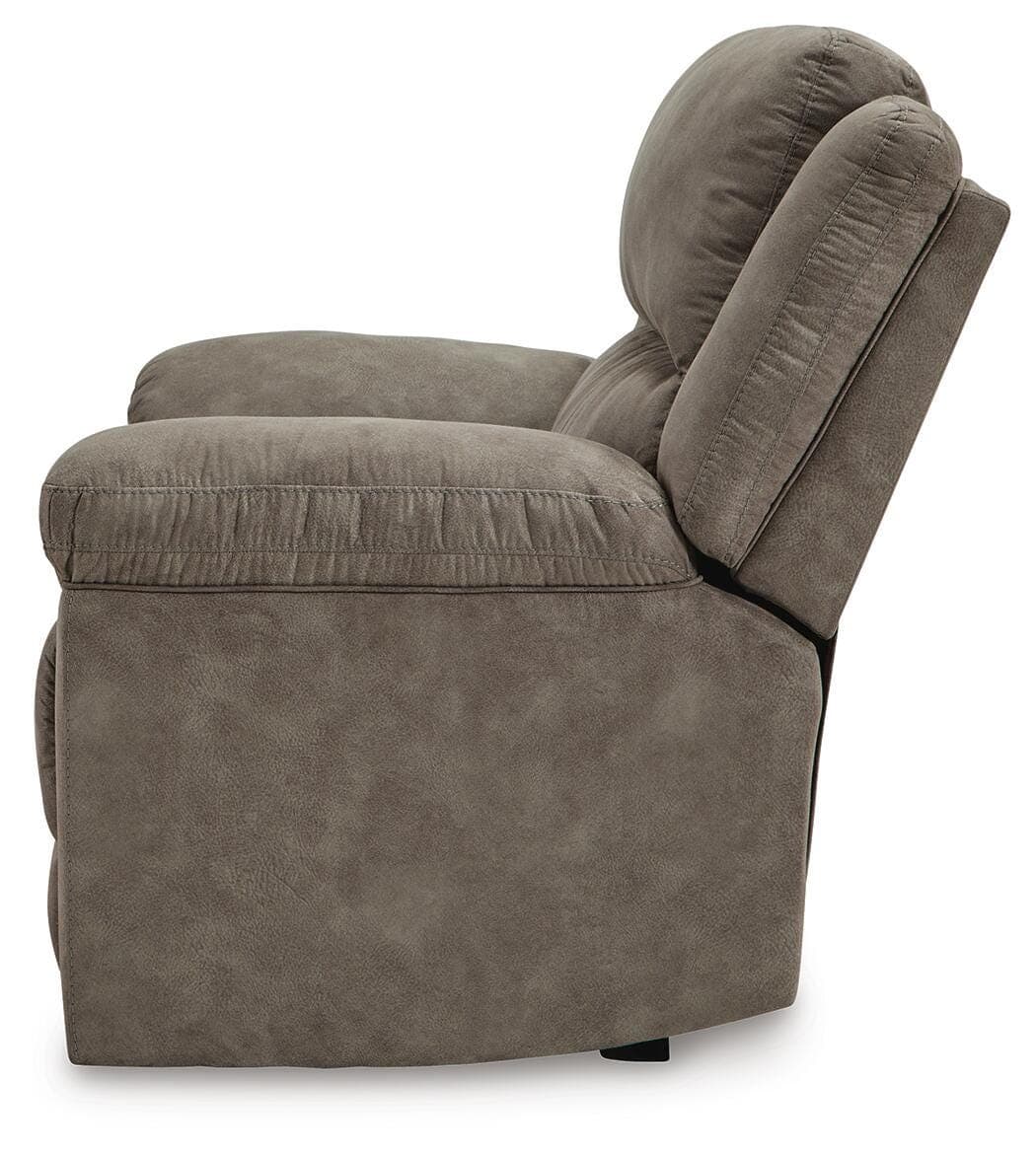 Laresview Oversized Recliner — Black/Gray — view 7