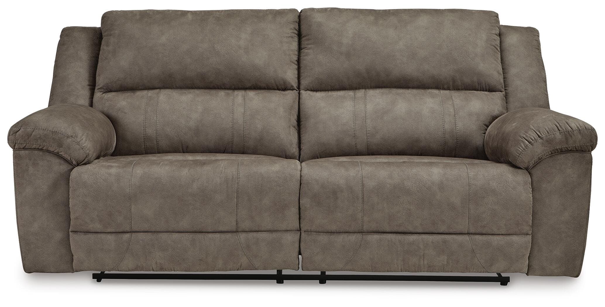 Laresview Reclining Sofa — Black/Gray — view 4