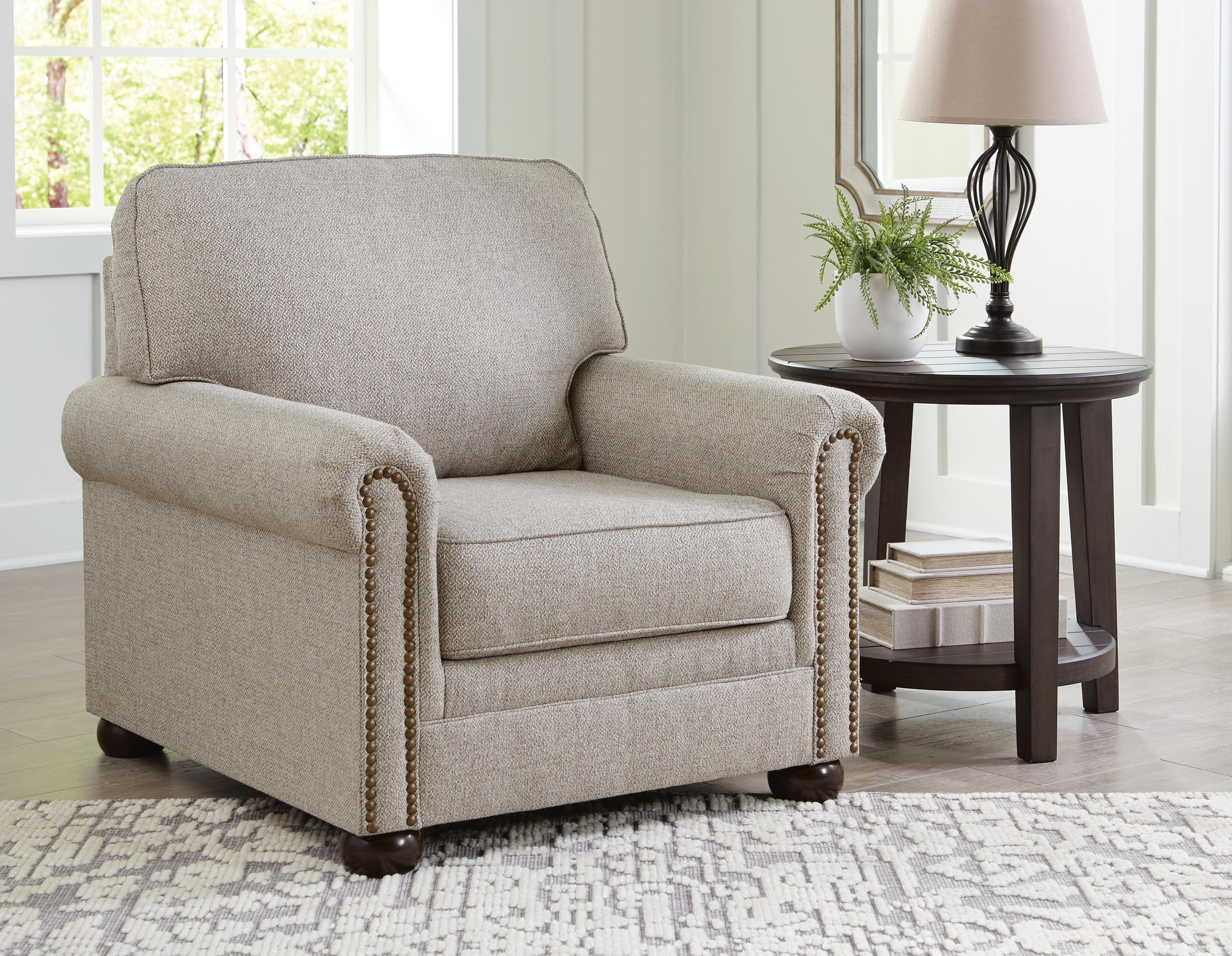 Gaelon Chair — Brown/Beige — view 2