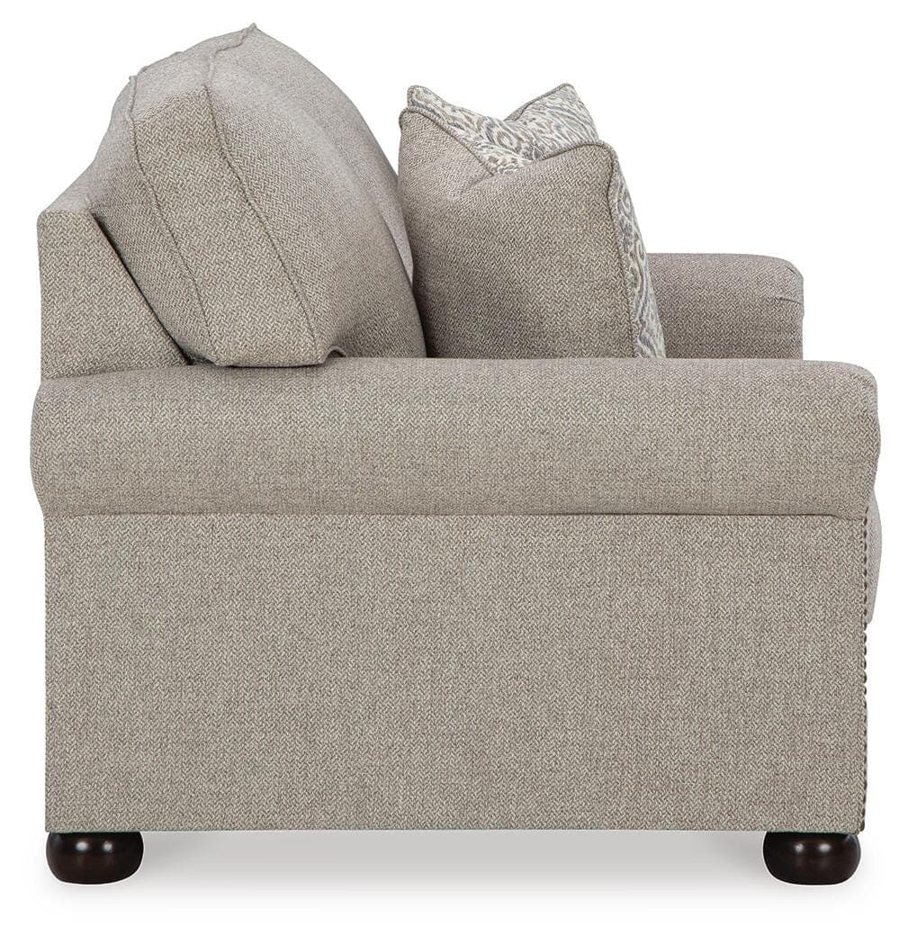 Gaelon Loveseat — Brown/Beige — view 4