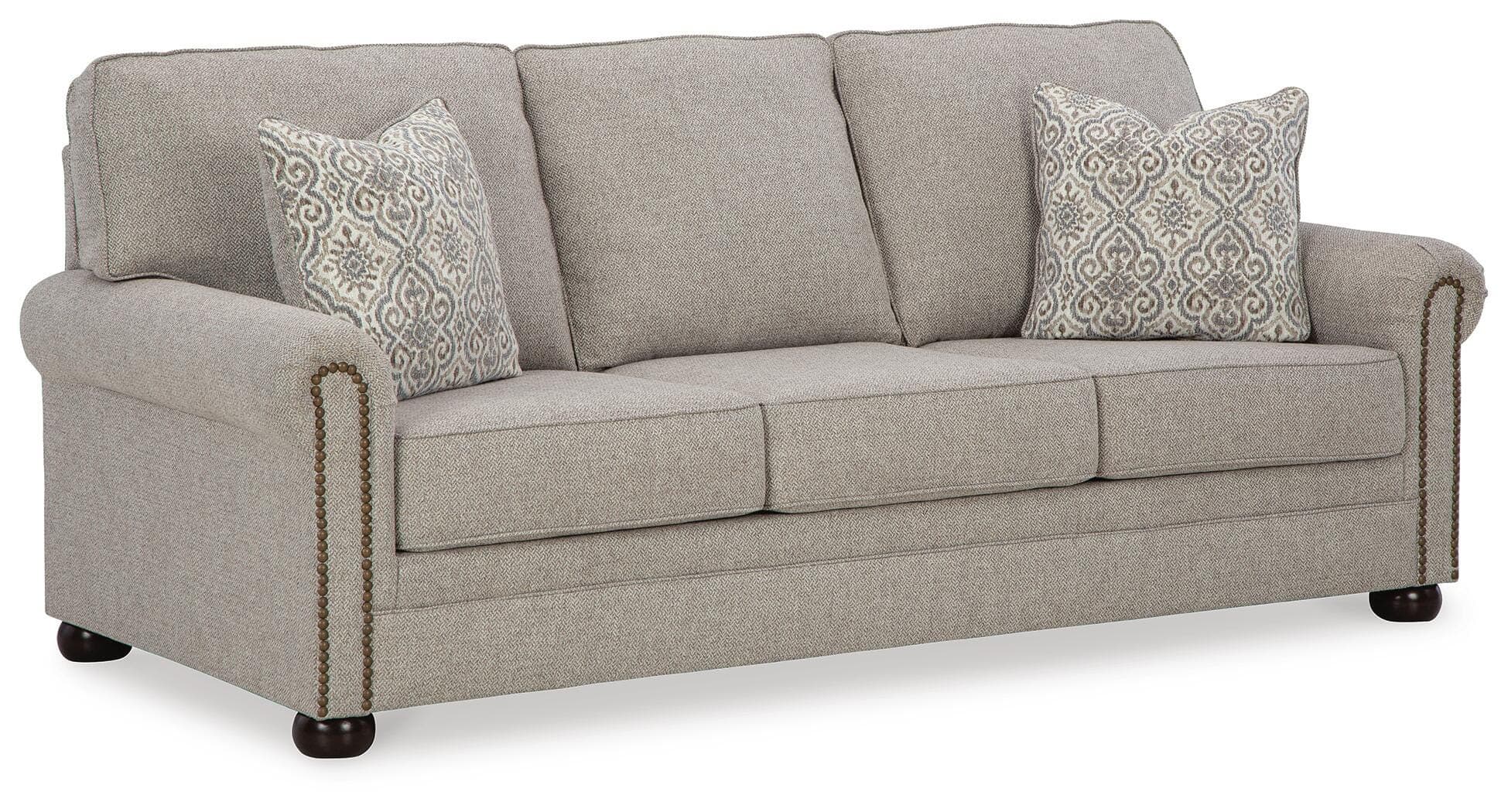 Gaelon Queen Sofa Sleeper — Brown/Beige — view 3