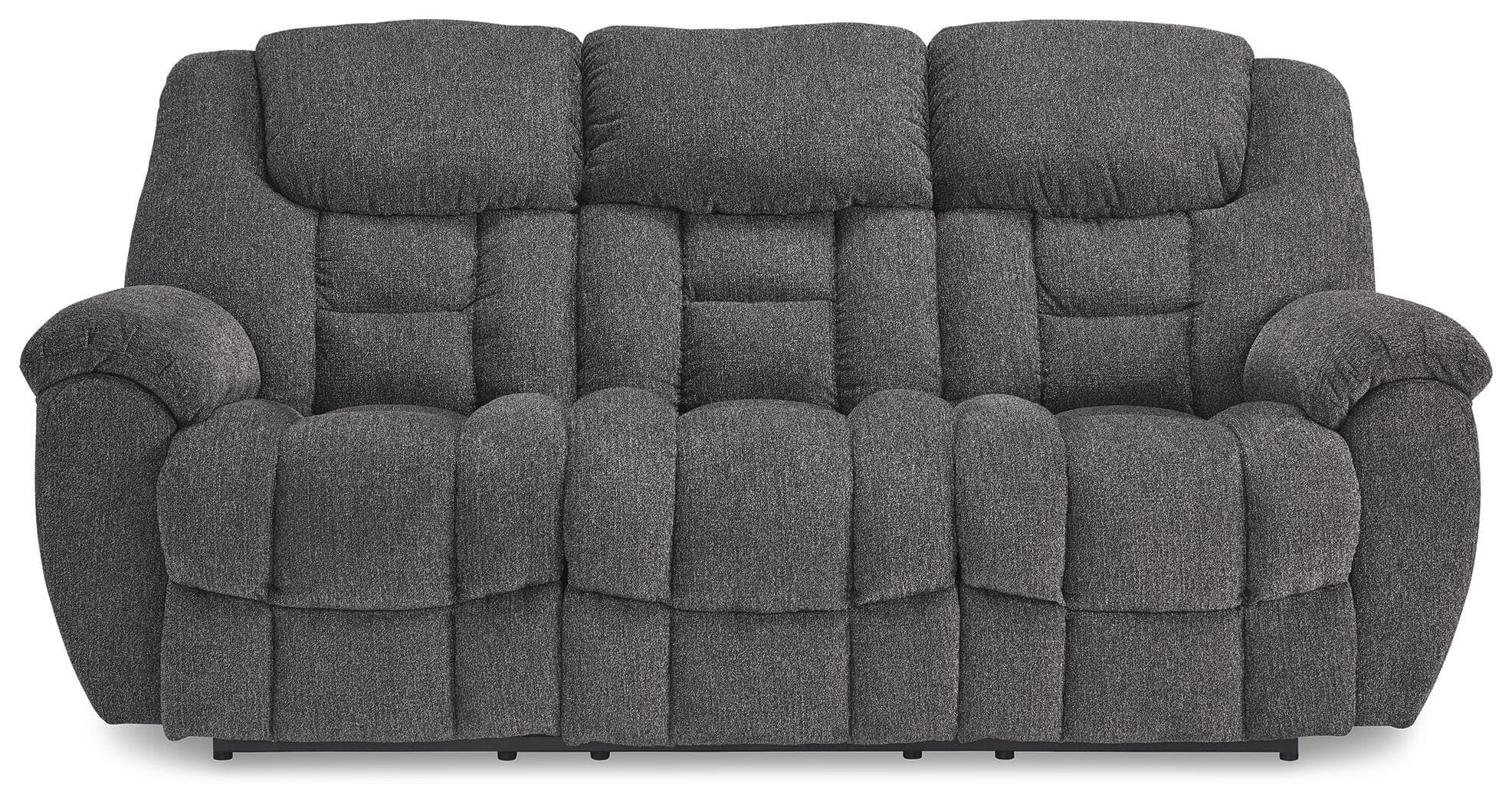 Foreside Reclining Sofa — Black/Gray — view 4