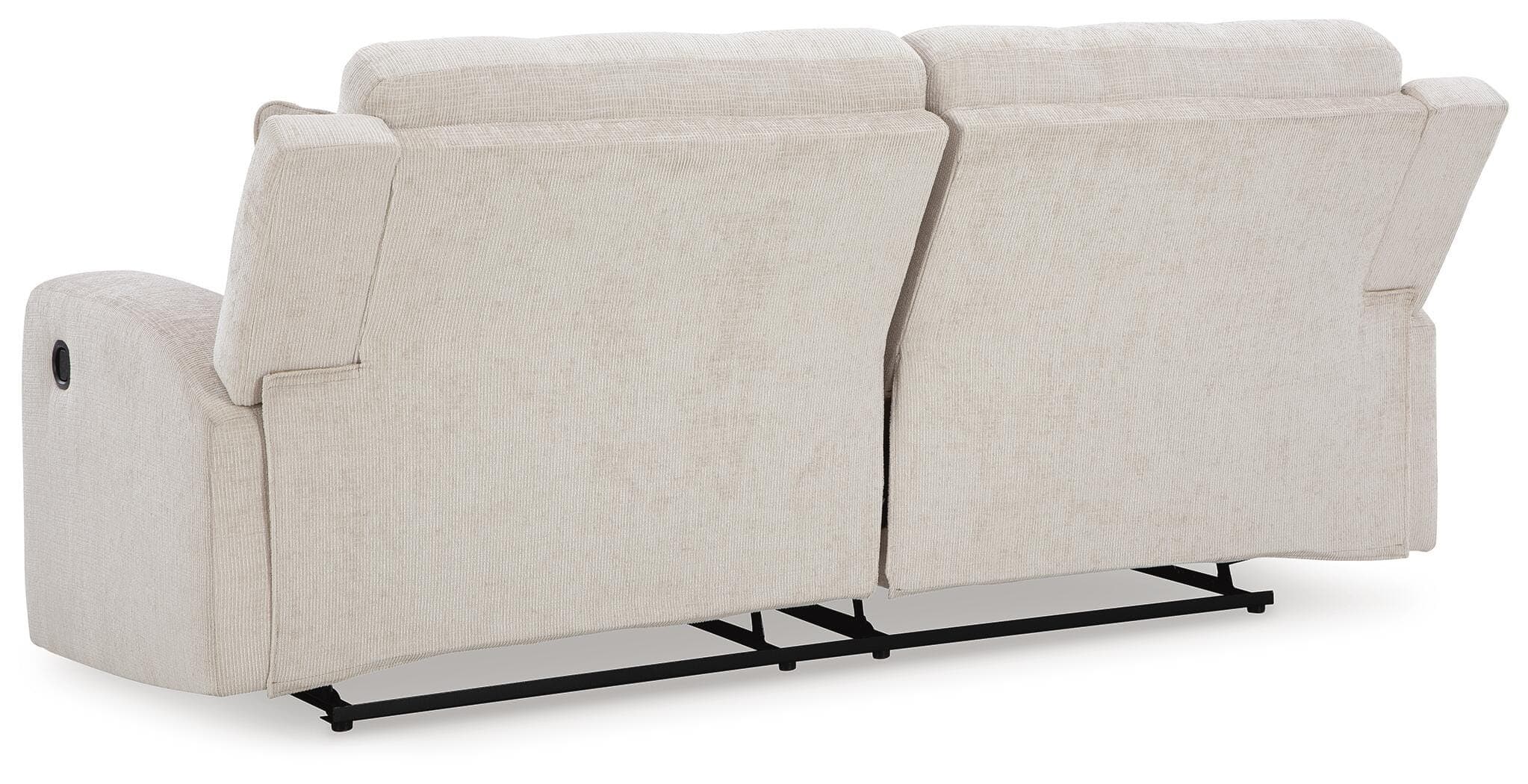 Danum Reclining Sofa — White — view 6