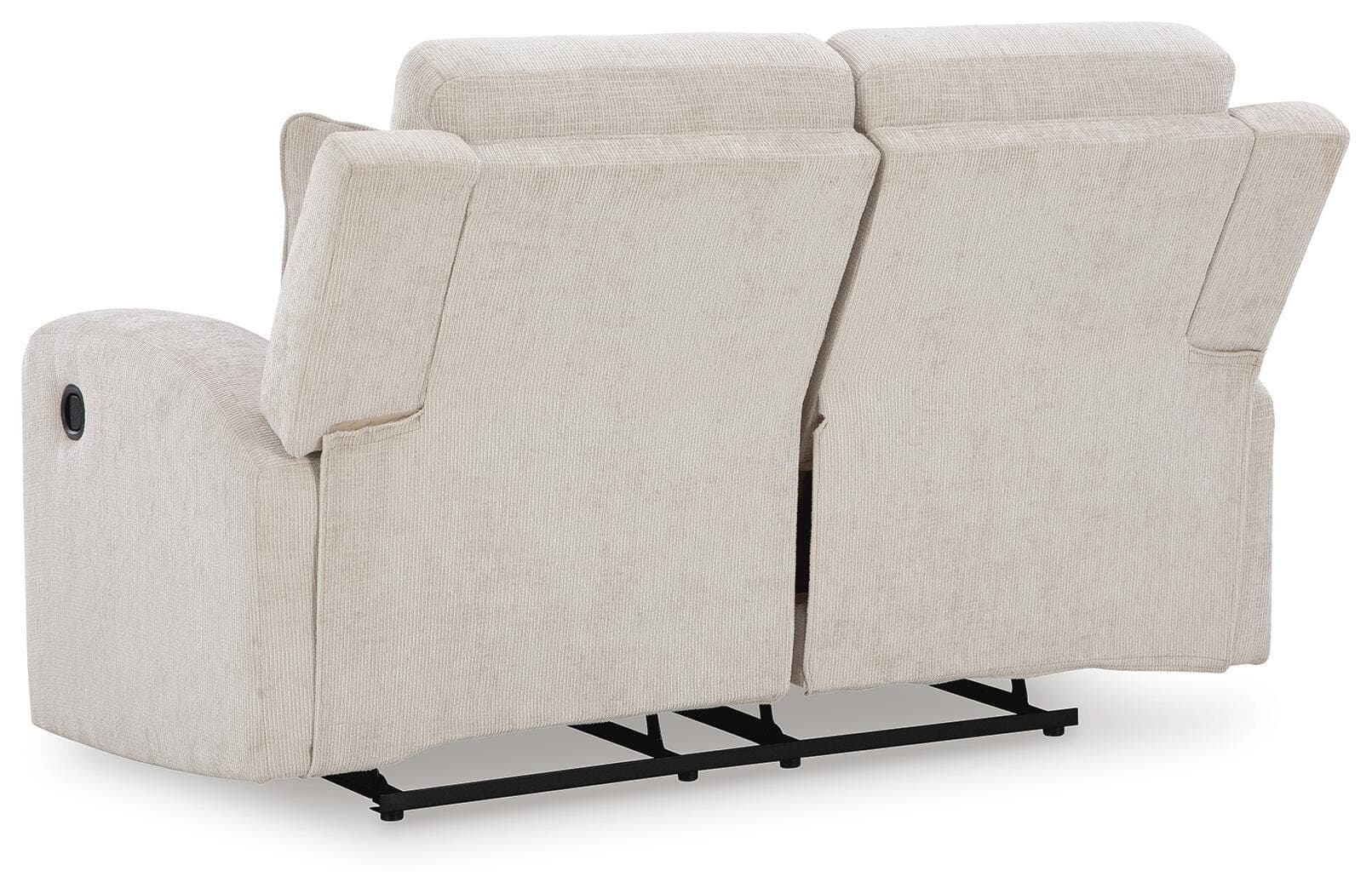 Danum Reclining Loveseat — White — view 6
