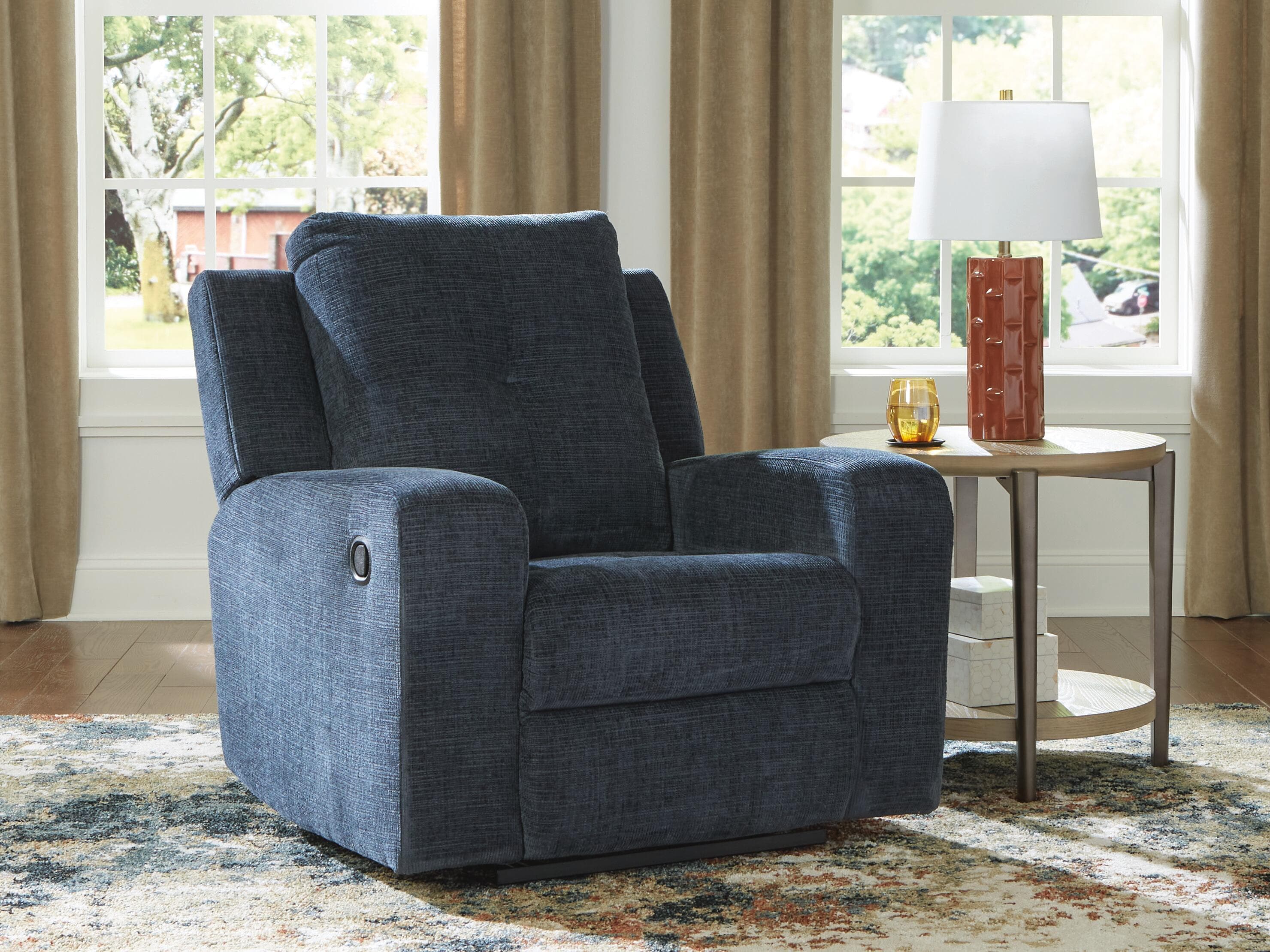 Danum Recliner — Blue — view 2