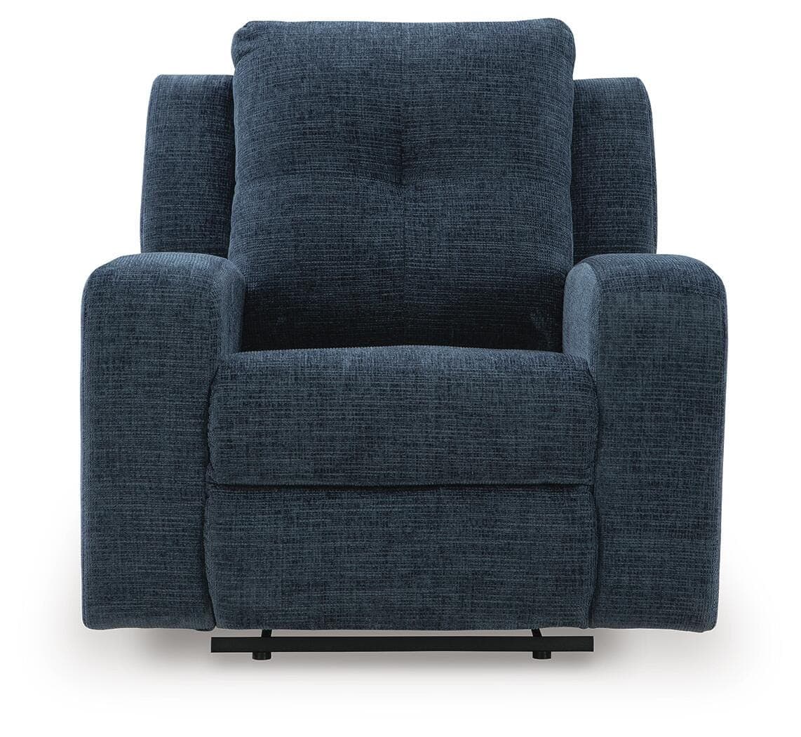 Danum Recliner — Blue — view 4